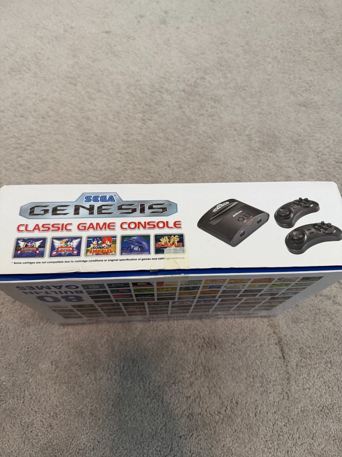 Sega Genesis Classic Game Console 80 Built-In Games and 2 Wireless Controllers
