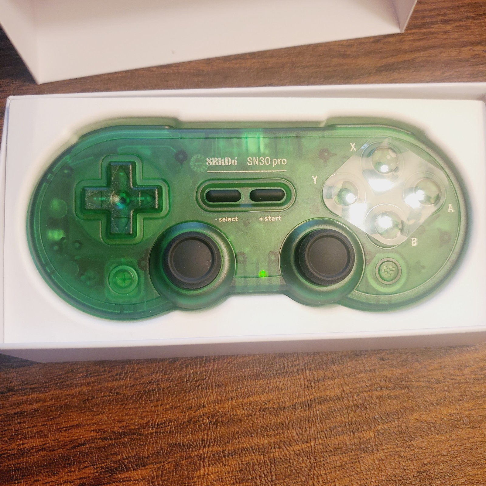 8BitDo SN30 Wireless Gamepad for Switch, Android, PC, Steam, Apple, Pi GREEN