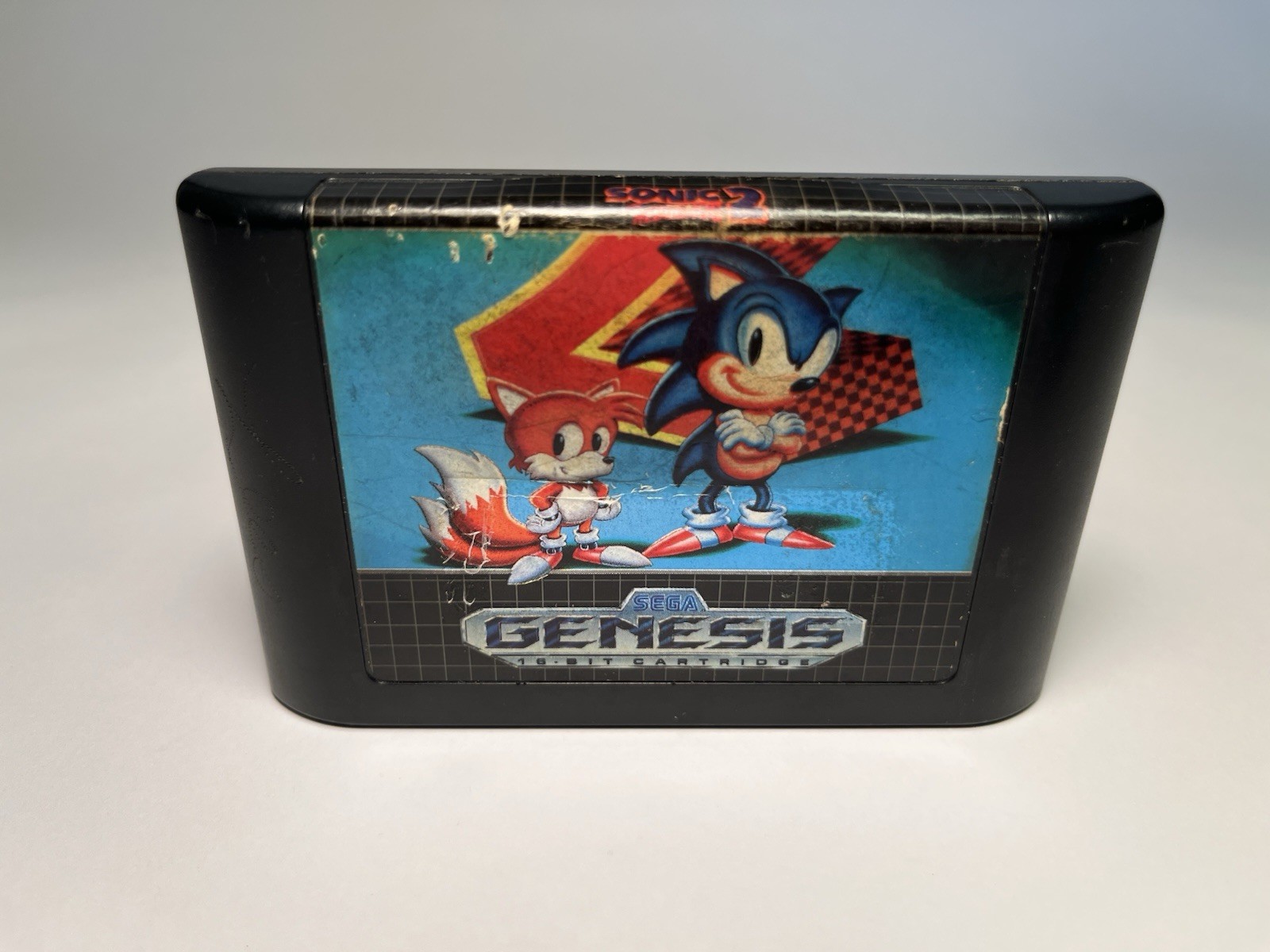 SEGA Genesis Model 2 MK-1631 Console Bundle 2 Controllers + Sonic Game WORKING