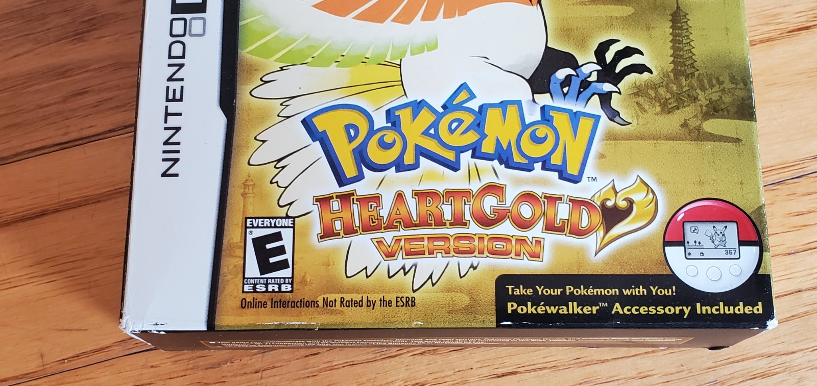 Nintendo DS Pokémon Heart Gold Box HeartGold Big Box Only No Game or Pokewalker!