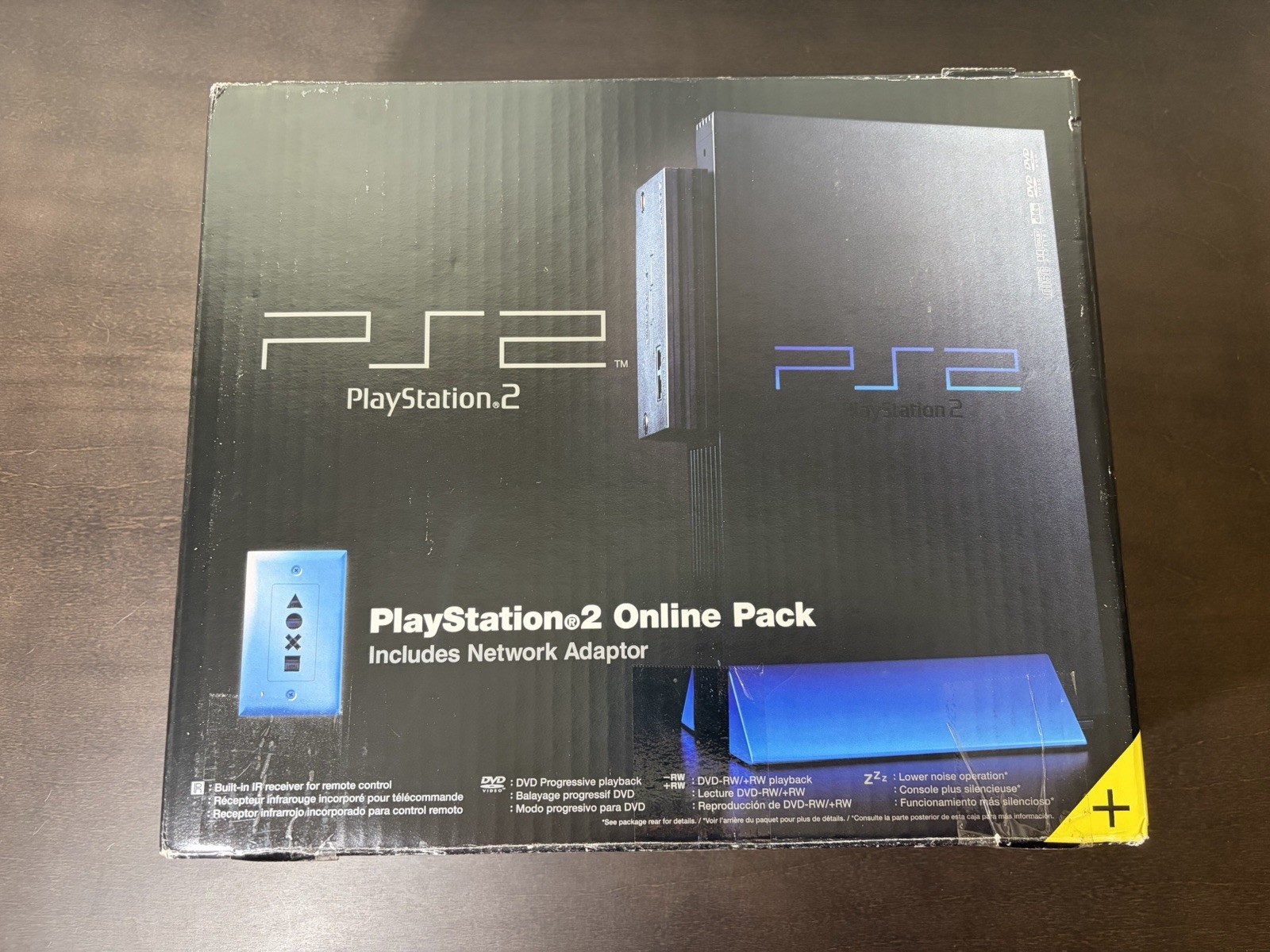 New In Box – Sony Playstation 2 PS2 Online Pack Black Game Console SCPH-50001