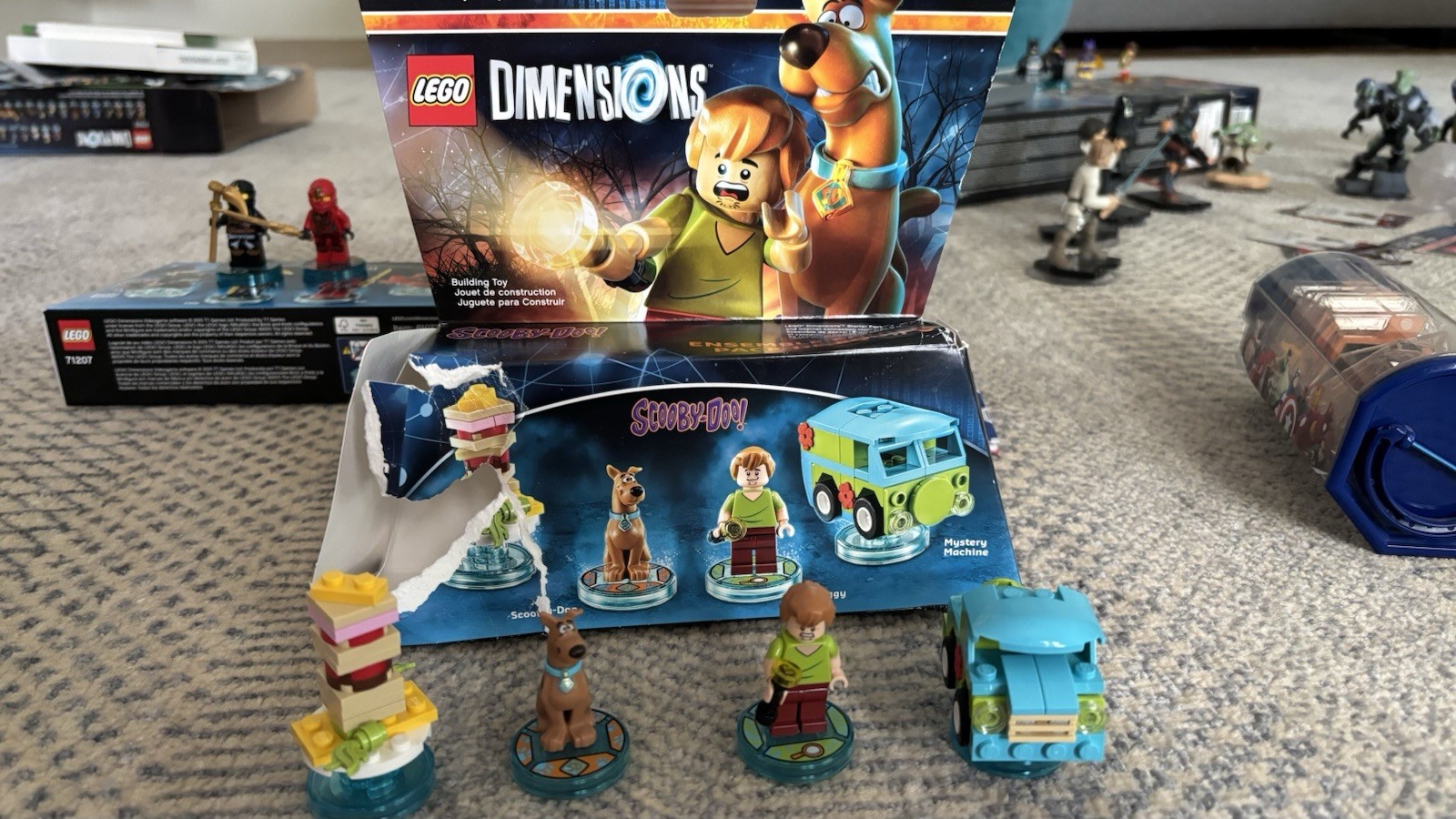 LEGO Dimensions Scooby-Doo Shaggy Character Figure Pack Lot Toys to Life Set