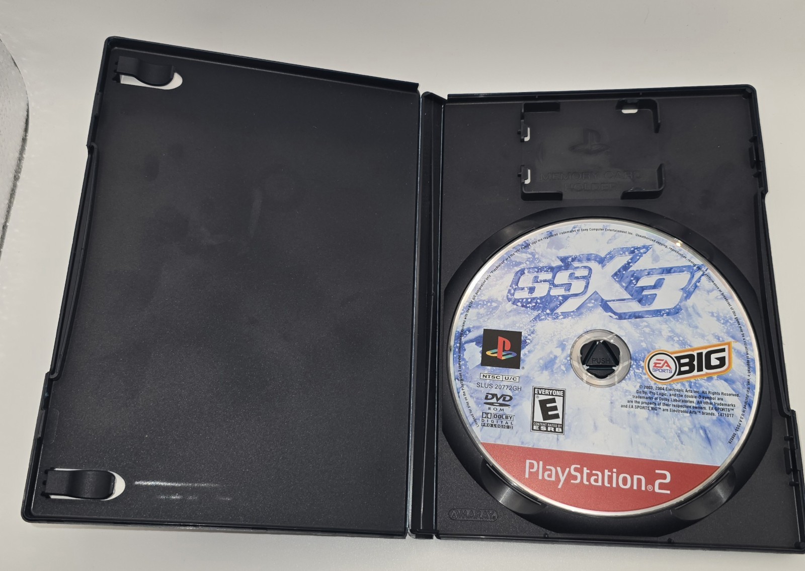 SSX 3 (Sony PlayStation 2, 2003) With Case No Manual NOT TESTED -654