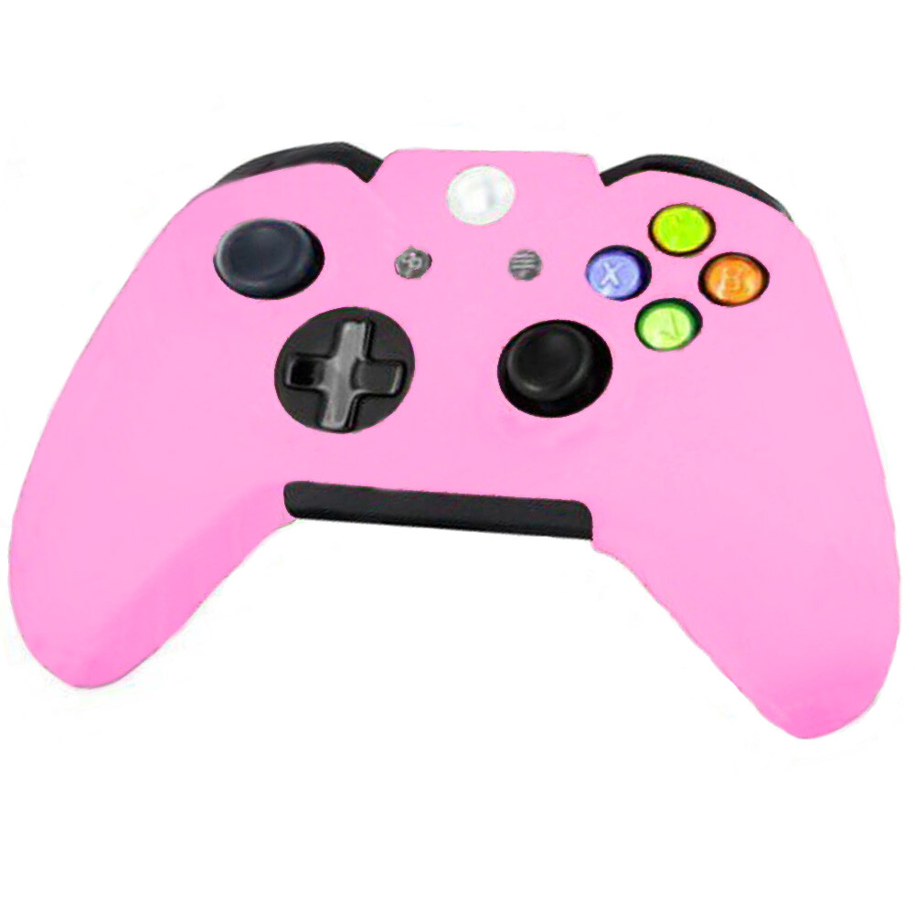 Silicone Soft Rubber Gel Grip Case Skin Cover+Thumbstick Cap Xbox One Controller