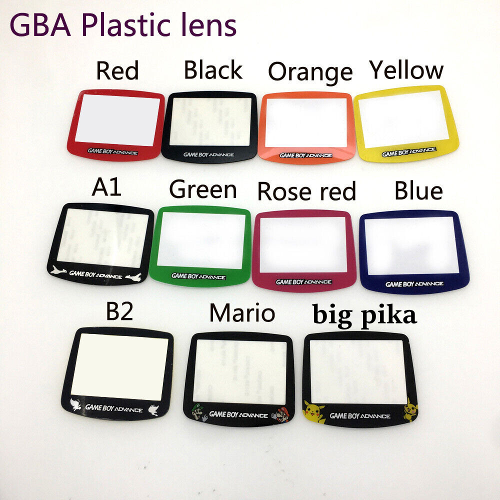 Glass &Plastic Screen Lens For Gameboy Advance For Game boy Advance GBA AGS-001
