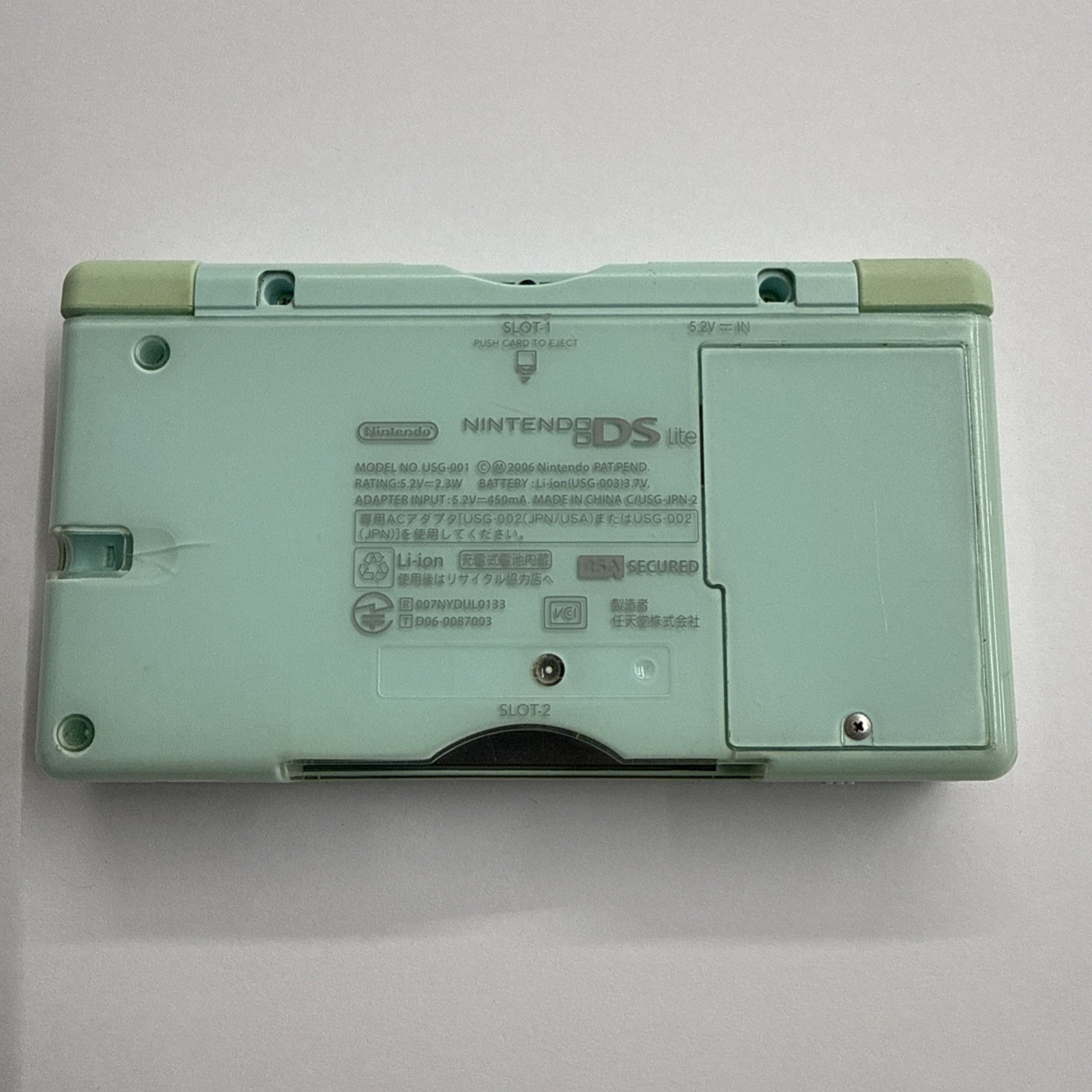Ds – Nintendo DS Lite Console Turquoise Ice Blue Tested Working #2944