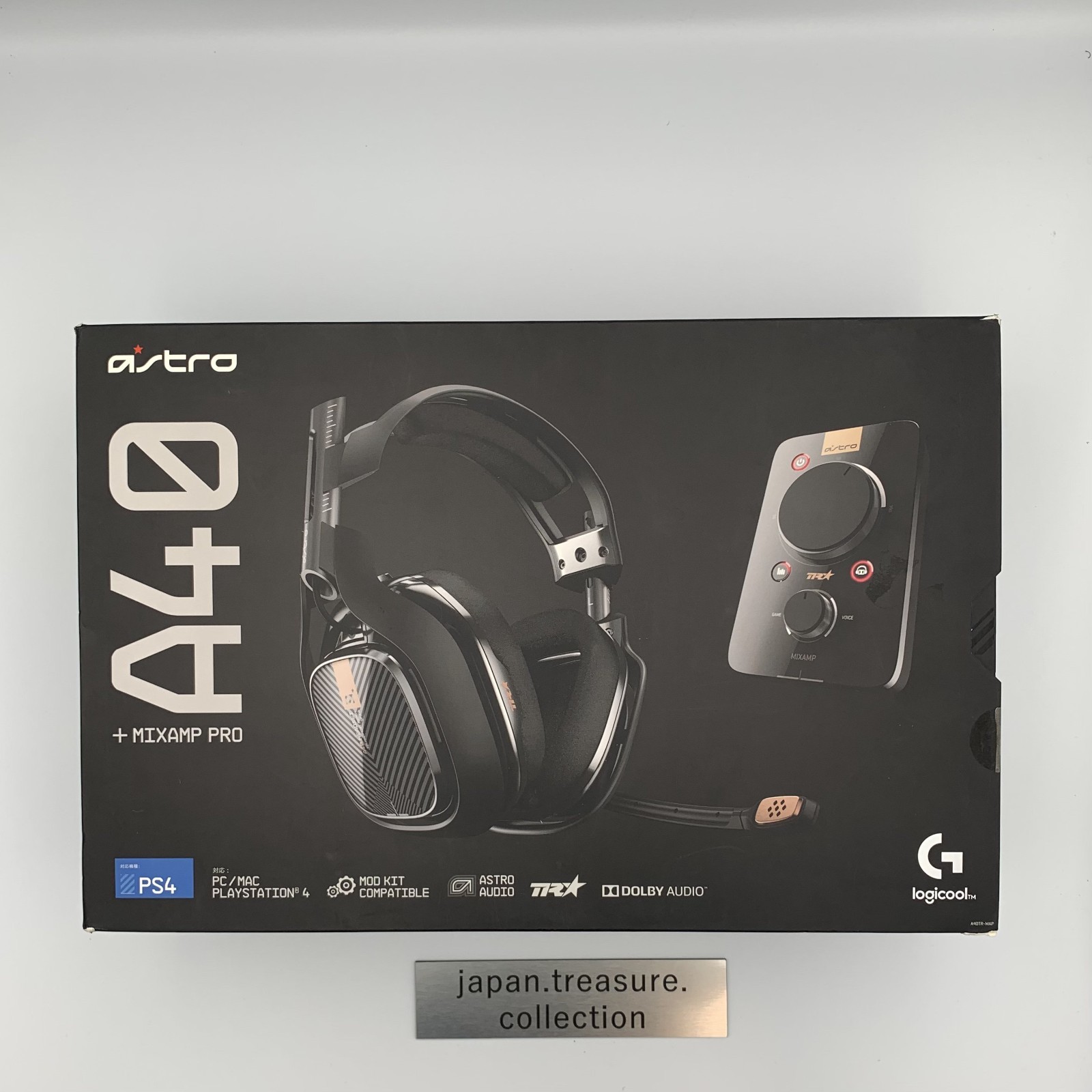 ASTRO A40 TR + Mixamp Pro Wired Gaming Headset PC/Mac/PS4 From Japan