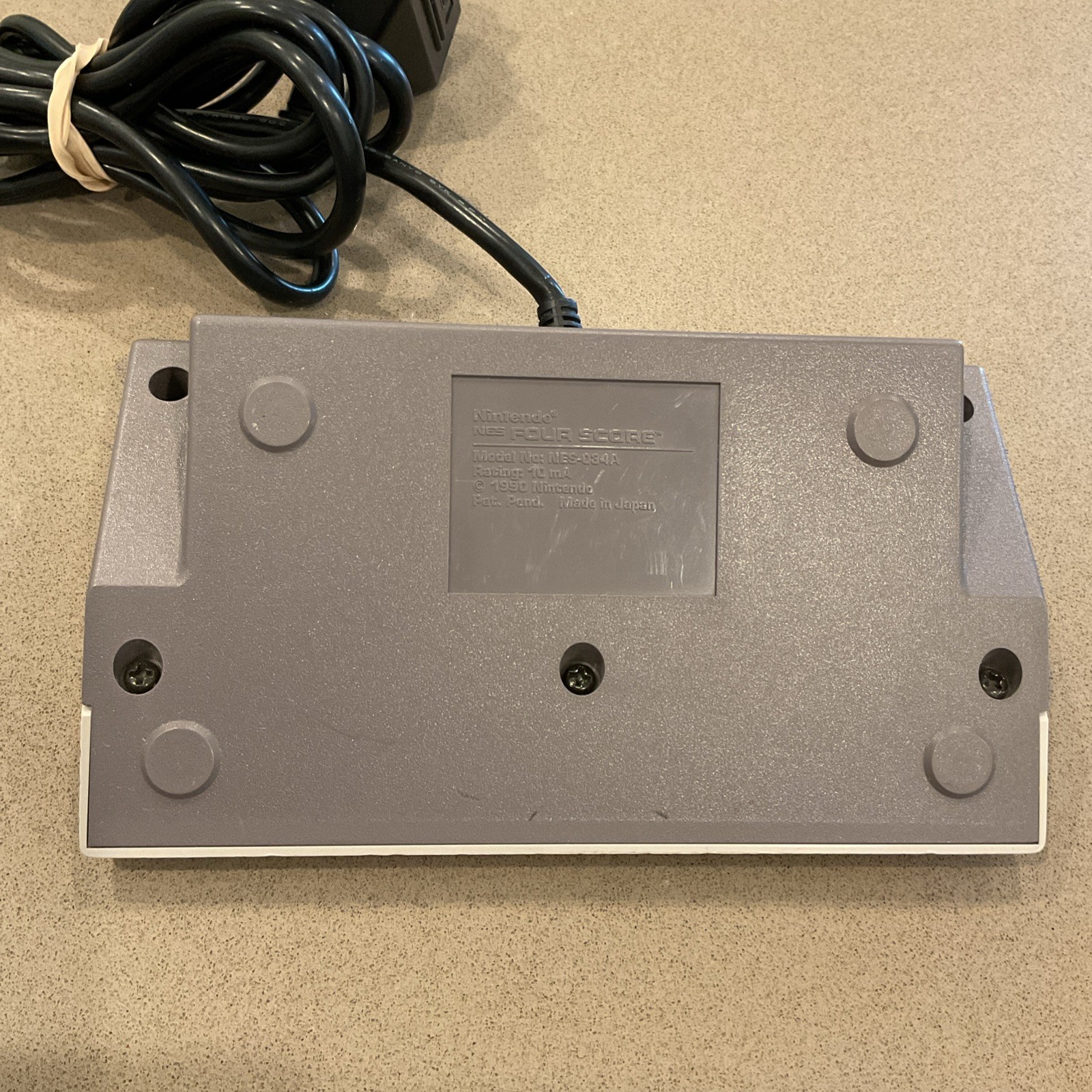Nintendo Nes 4 Score Controller Attachment – Gray Turbo OEM Official Four