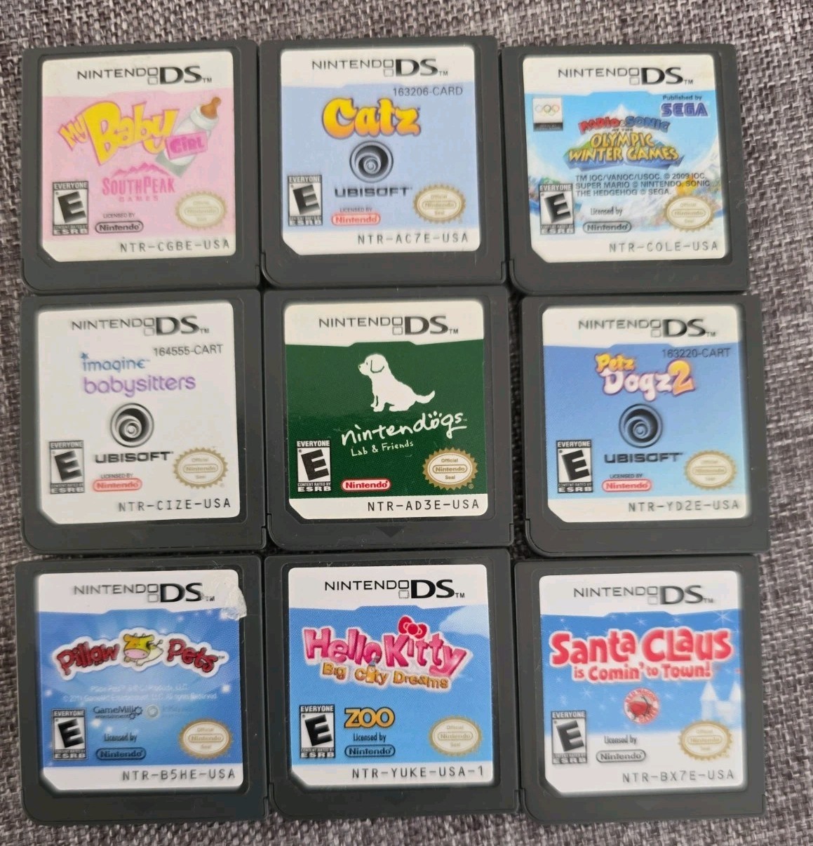 POKÉMON Ranger Guardian Signs NINTENDO DS Games LOT Star Wars CARS Ninjago
