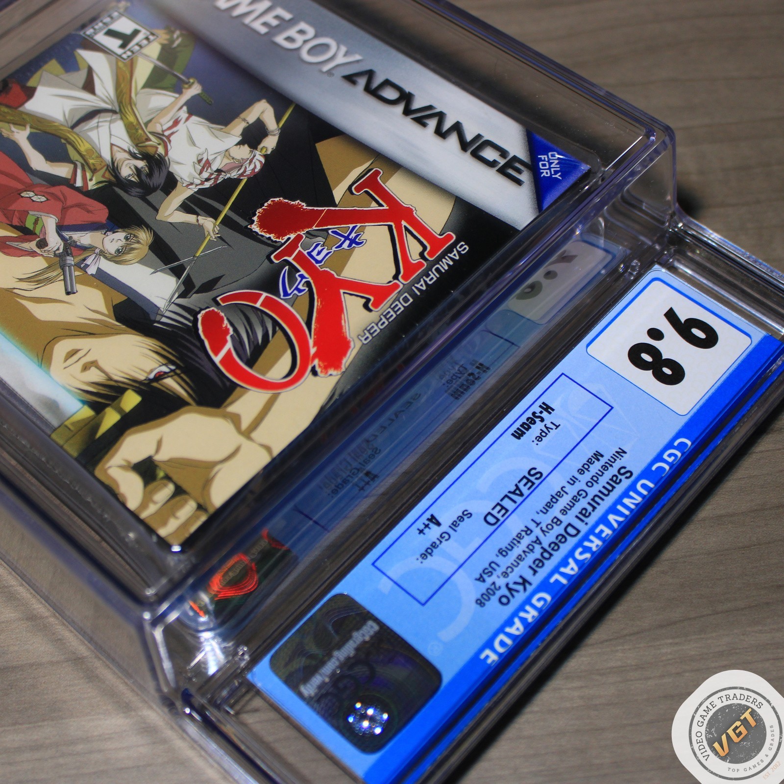 CGC 9.8 A++ – Samurai Deeper Kyo Game Boy Advance, GBA 2008 NEW! – MINT!