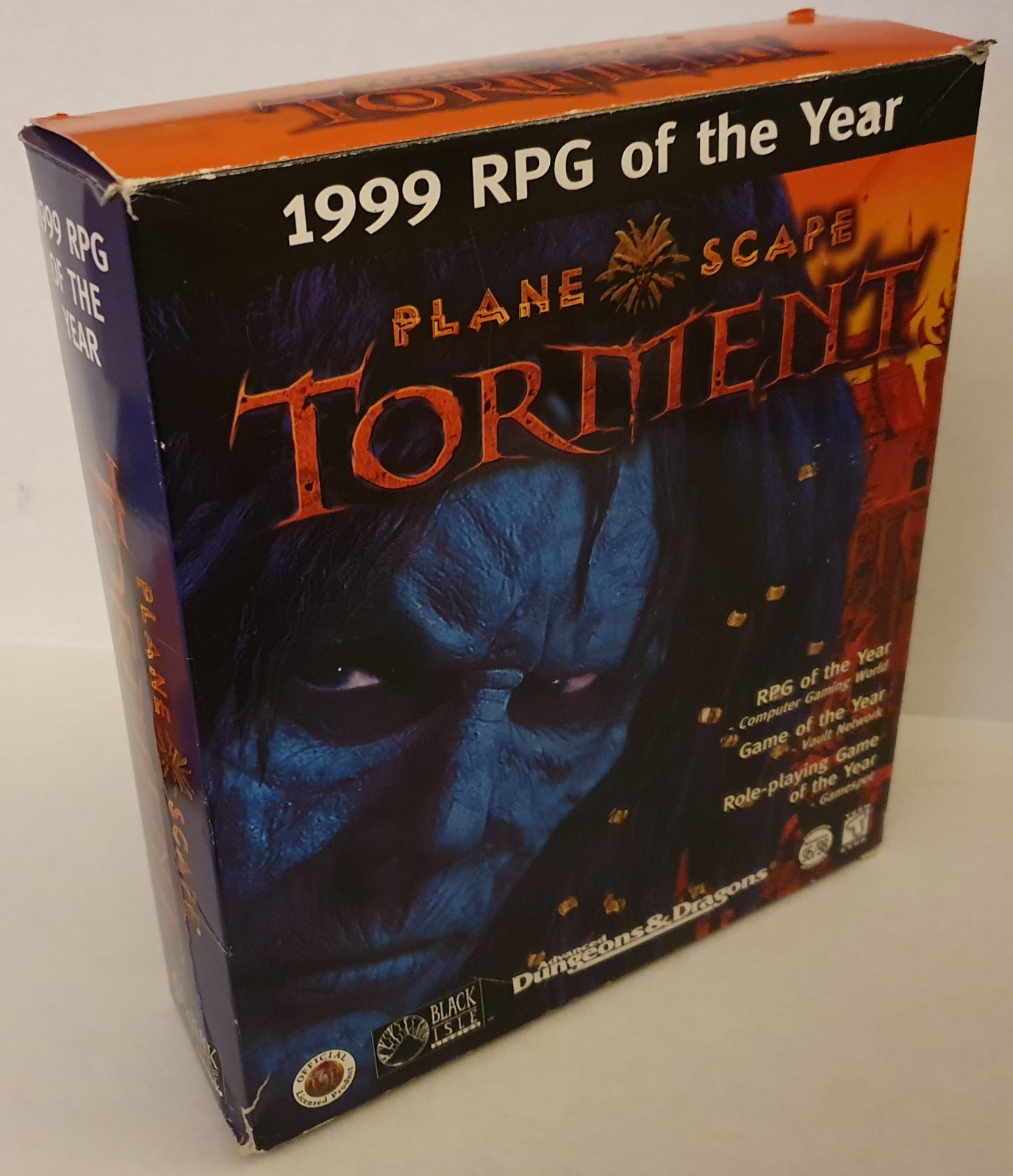 PlaneScape Torment CD pc, 1999 RPG of The Year, Big Box, Black Isle, collectable