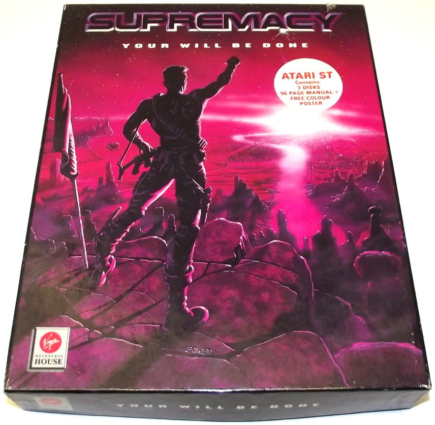 Supremacy: Your Will Be Done (Atari ST) COMPLETE IN BOX Virgin Overlord