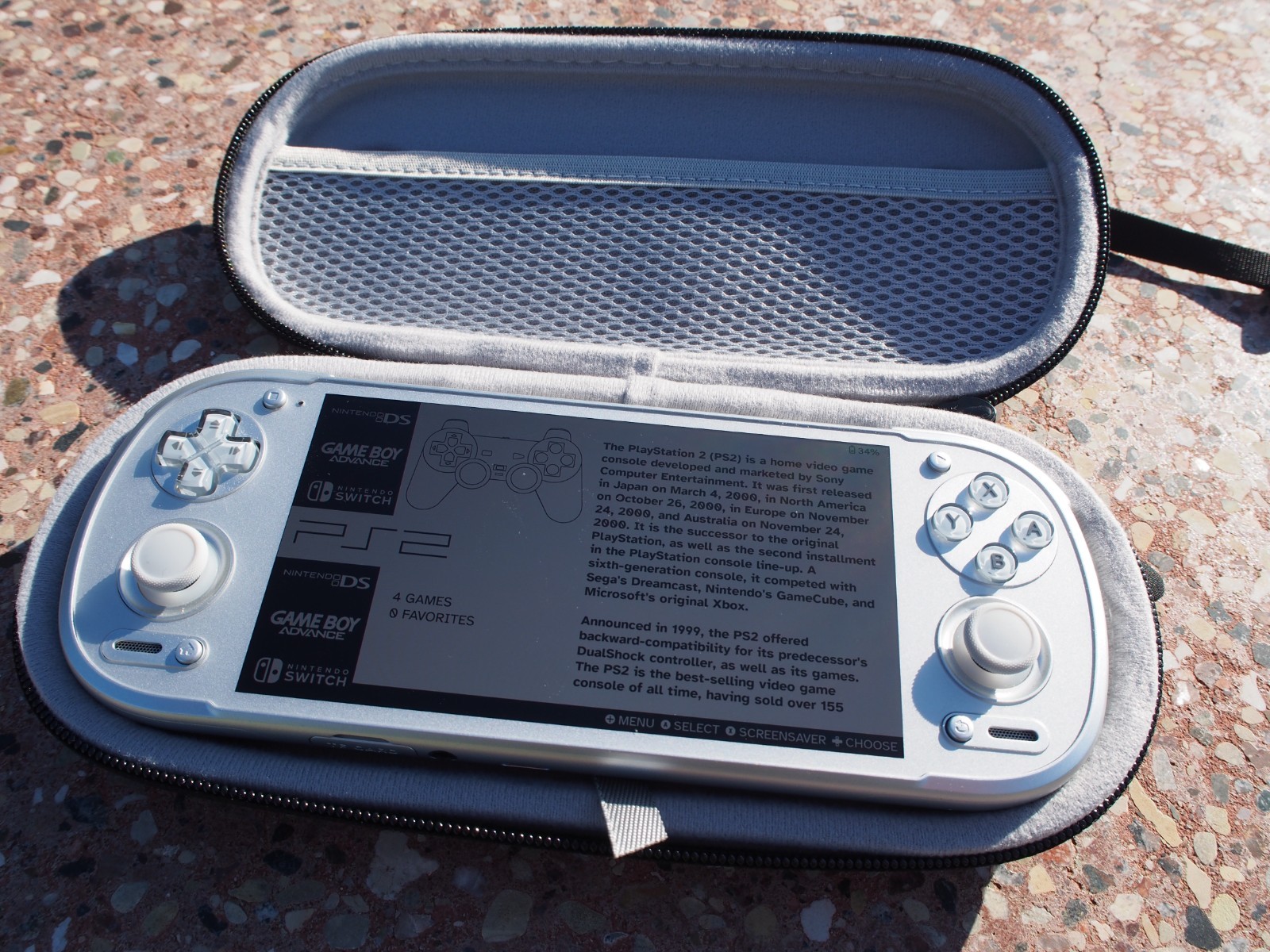 Retroid Pocket 6 Handheld 8GB Ram Silver+Dpad Top MINT CONDITION