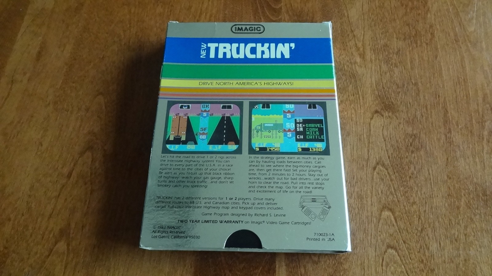 INTELLIVISION IMAGIC TRUCKIN’ BOXED