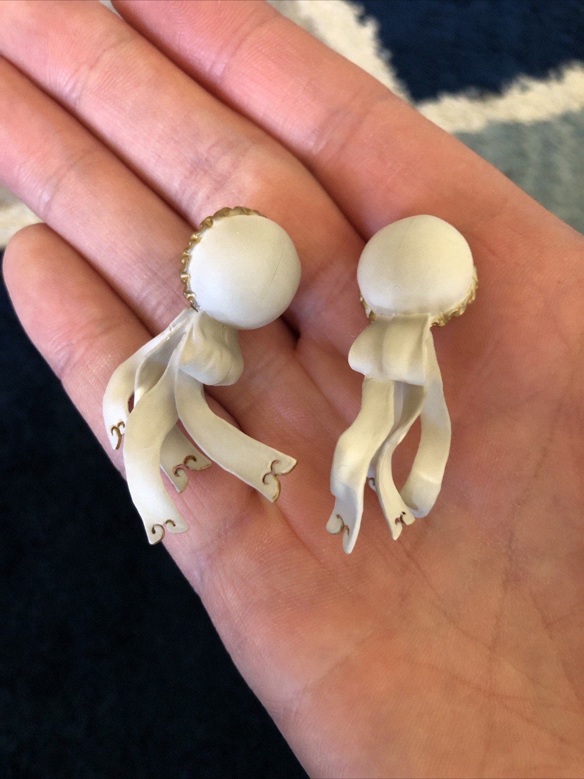 PLAY TOY Chun-Li Fighting Goddess P023 P023B 1/6 Scale Magnetic Hair Buns Set LR