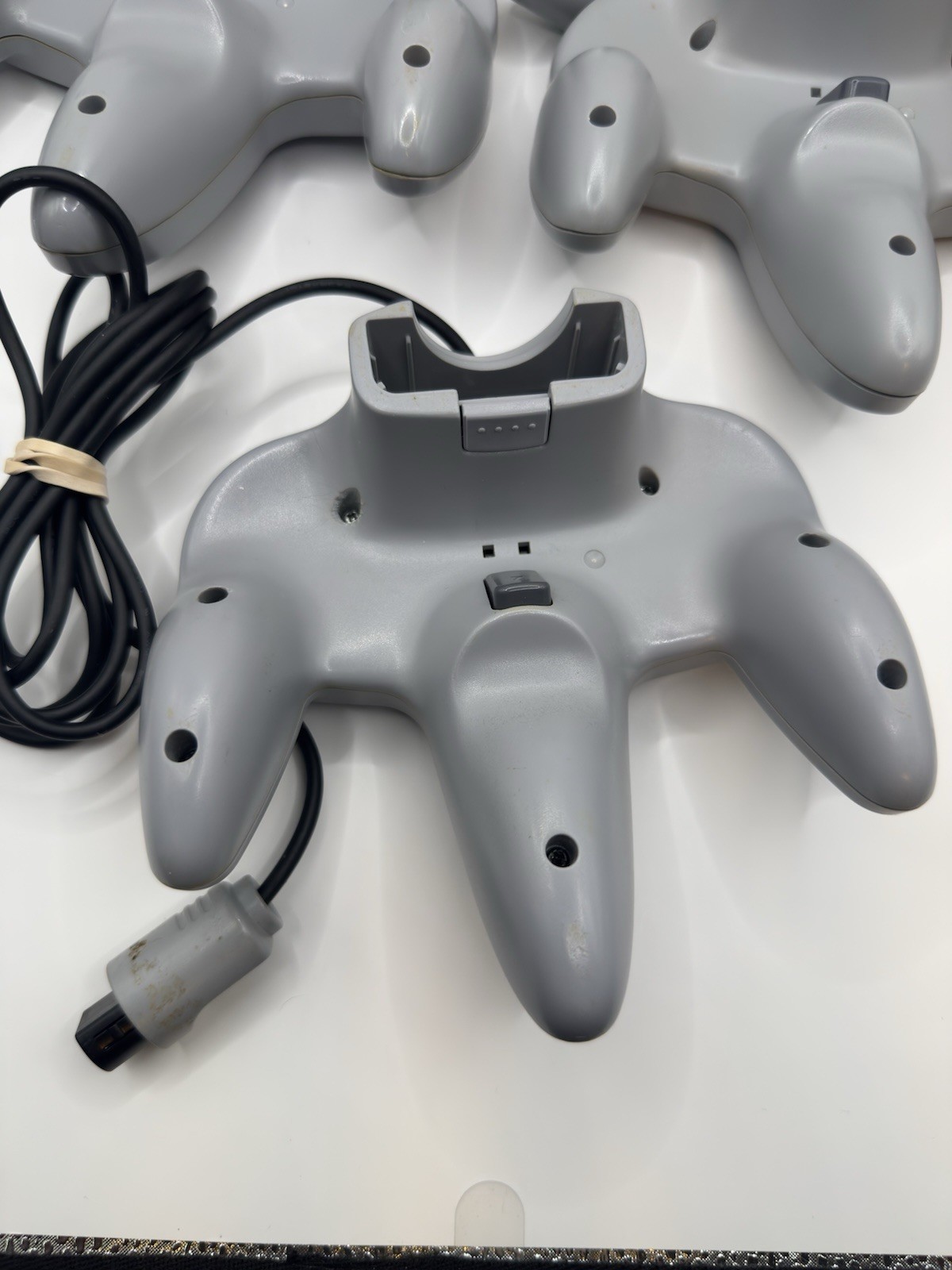 1x Official Nintendo 64 GRAY Controller AUTHENTIC OEM N64 Remote NUS-005 Tested