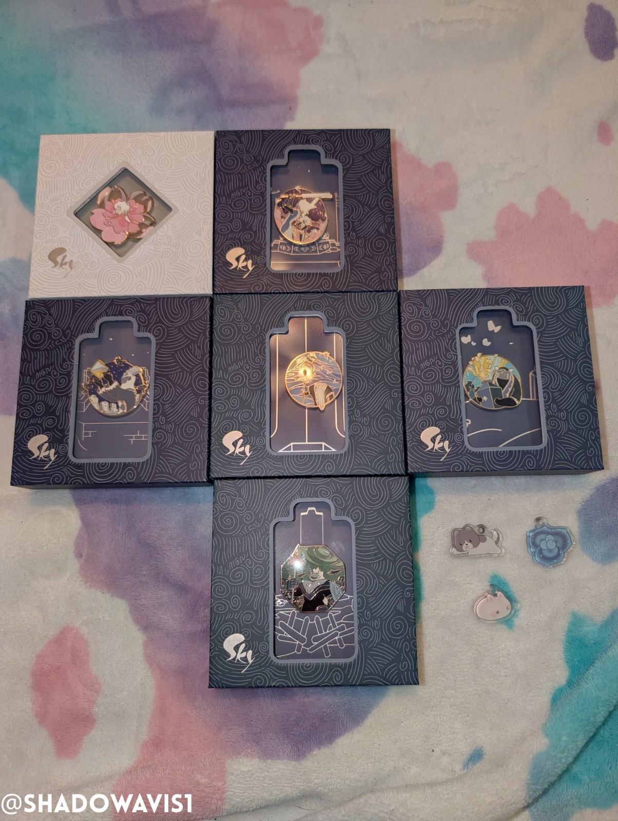 Sky: Children Of The Light – Acrylic Pins – **CAN NOT LINK** – Set Of 6