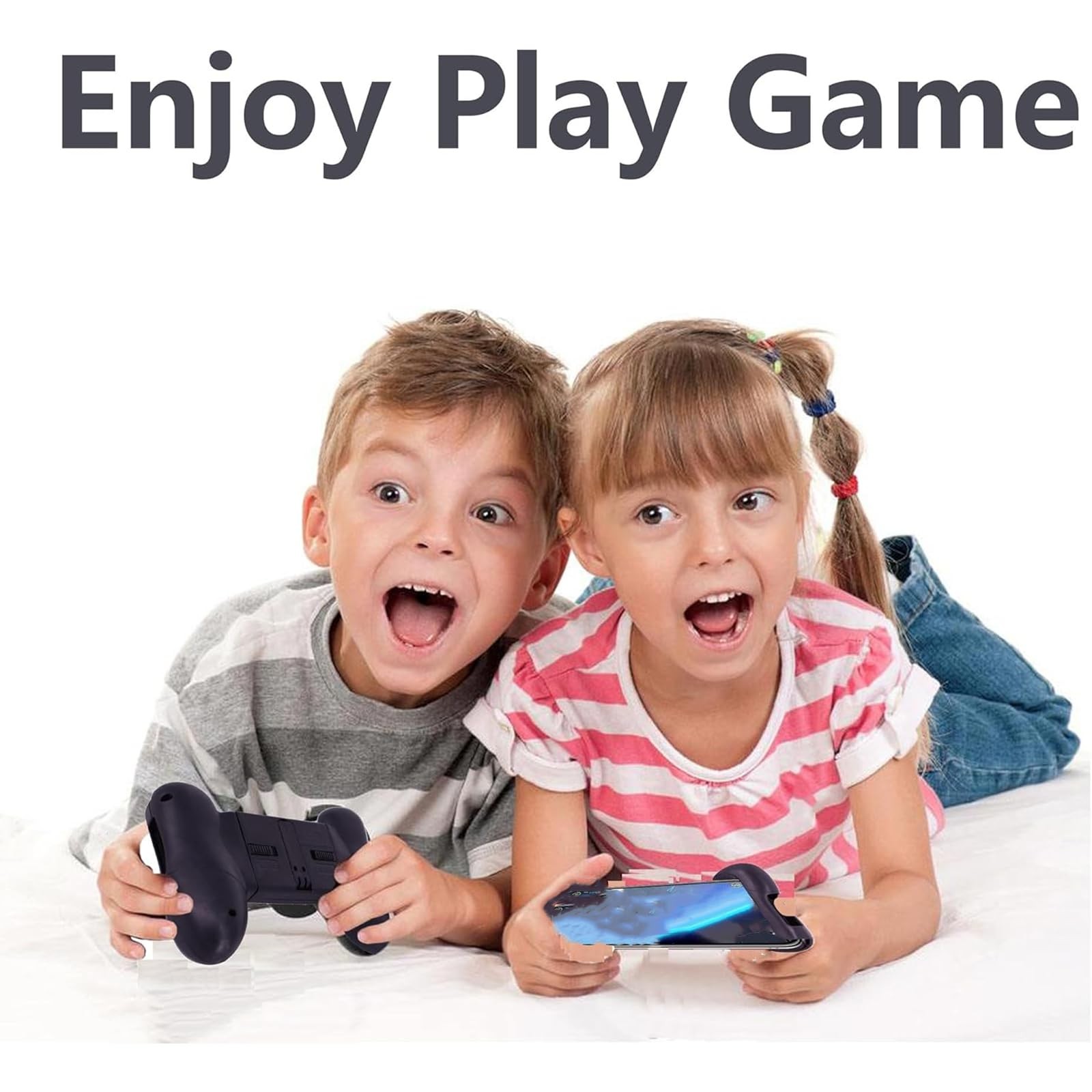 2pcs Game Clutch Universal Grip Adjustable Phones Mobile Controller Black