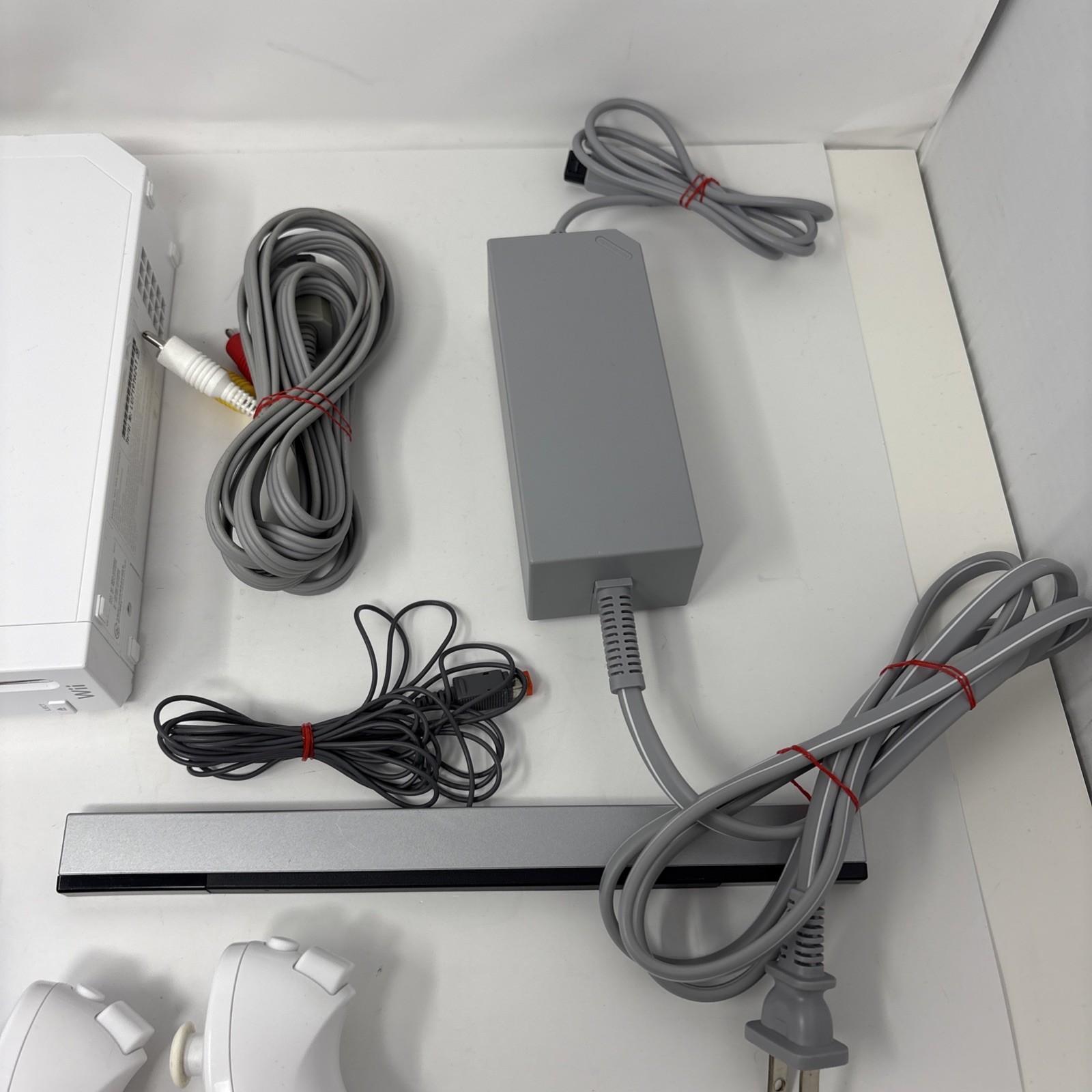 Nintendo Wii Console Bundle w/ 2 Remotes – 2 Nunchuks – Wii Sports – Mario