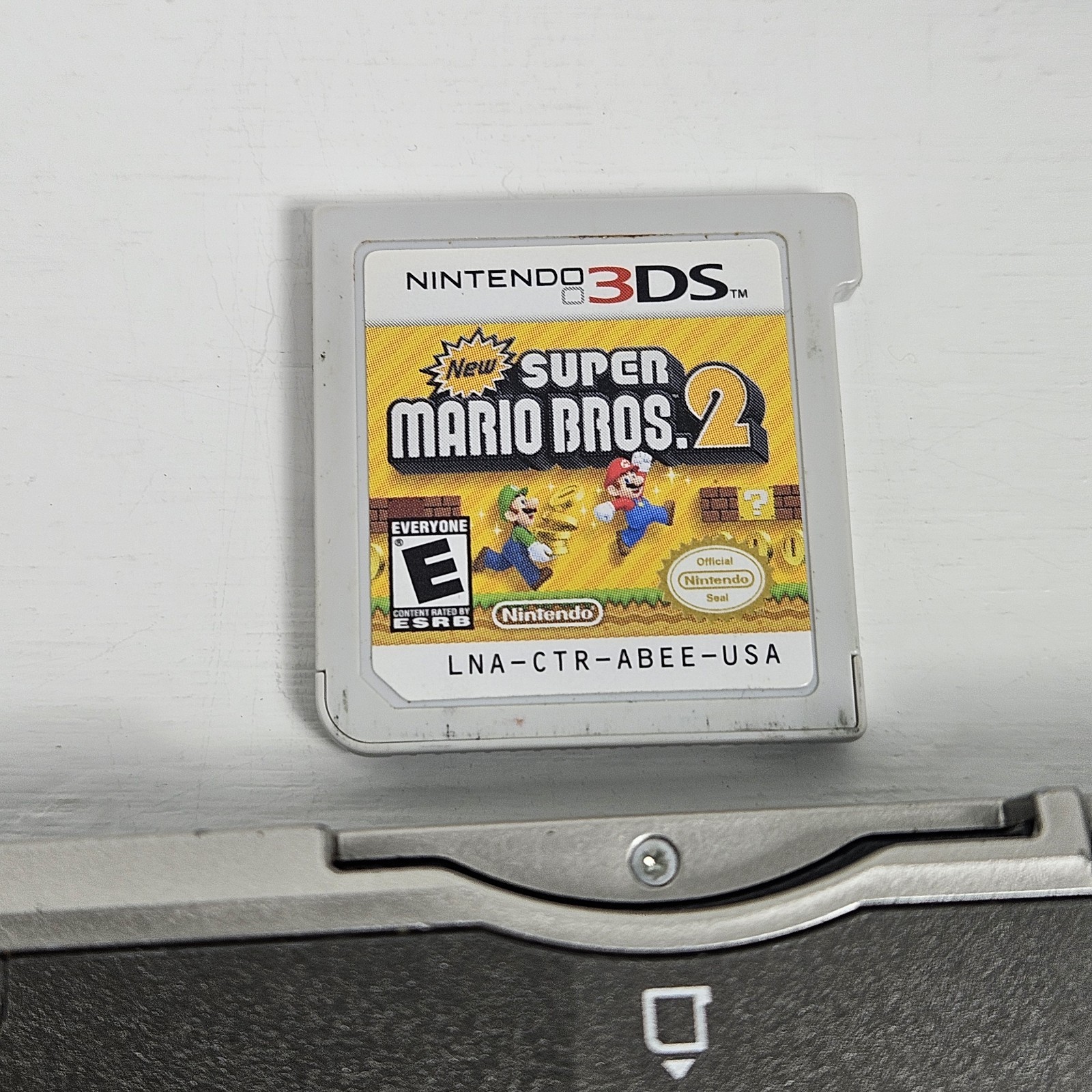 Nintendo 3DS 2GB Handheld System Black Tested Working And Mario Bros 2 No Stylus