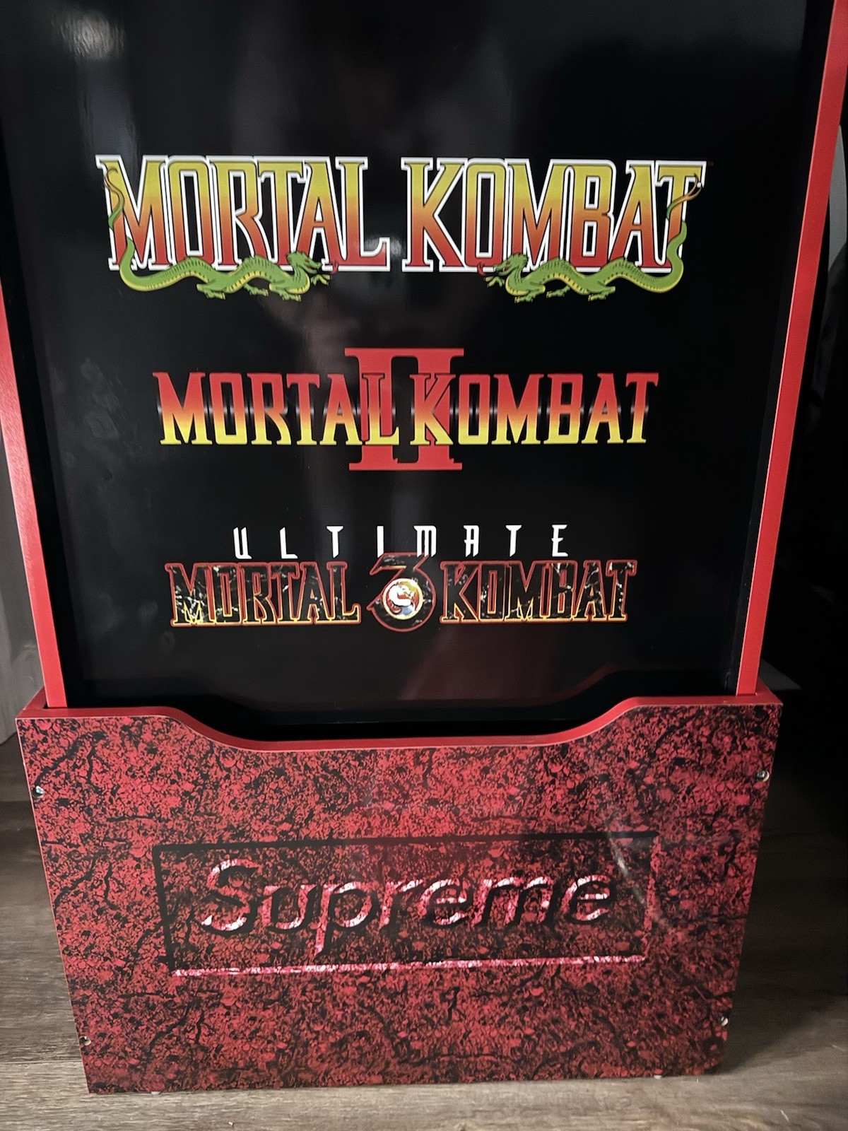 Supreme x Arcade1Up Mortal Kombat Arcade Cabinet #1575/2400 w/ Original Box
