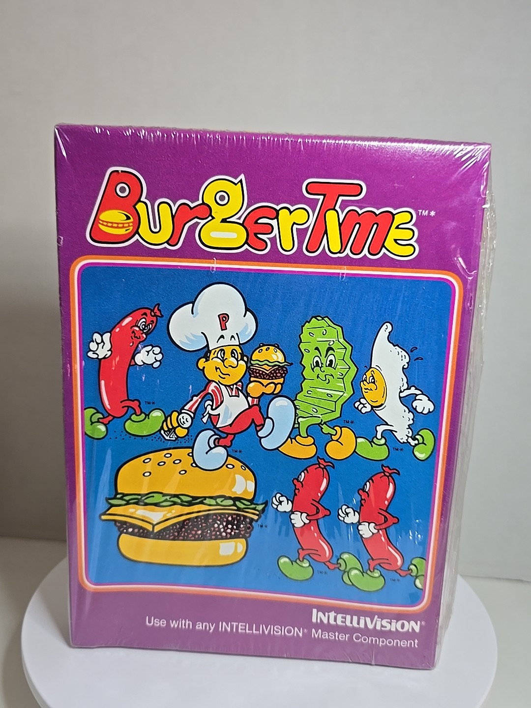 Intellivision BurguerTime New Old Stock Sealed Data East Usa 1983 Singapore