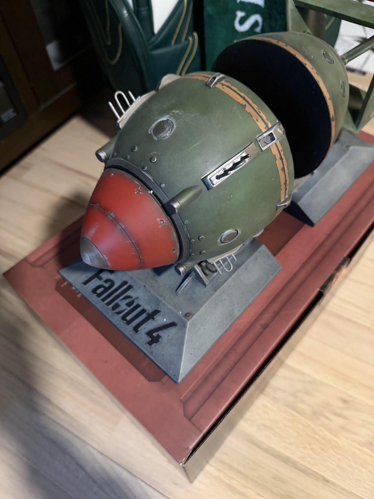 Bethesda Fallout 4 Liberty Prime Nuke Bomb Bookends Limited Edition X/1000 RARE
