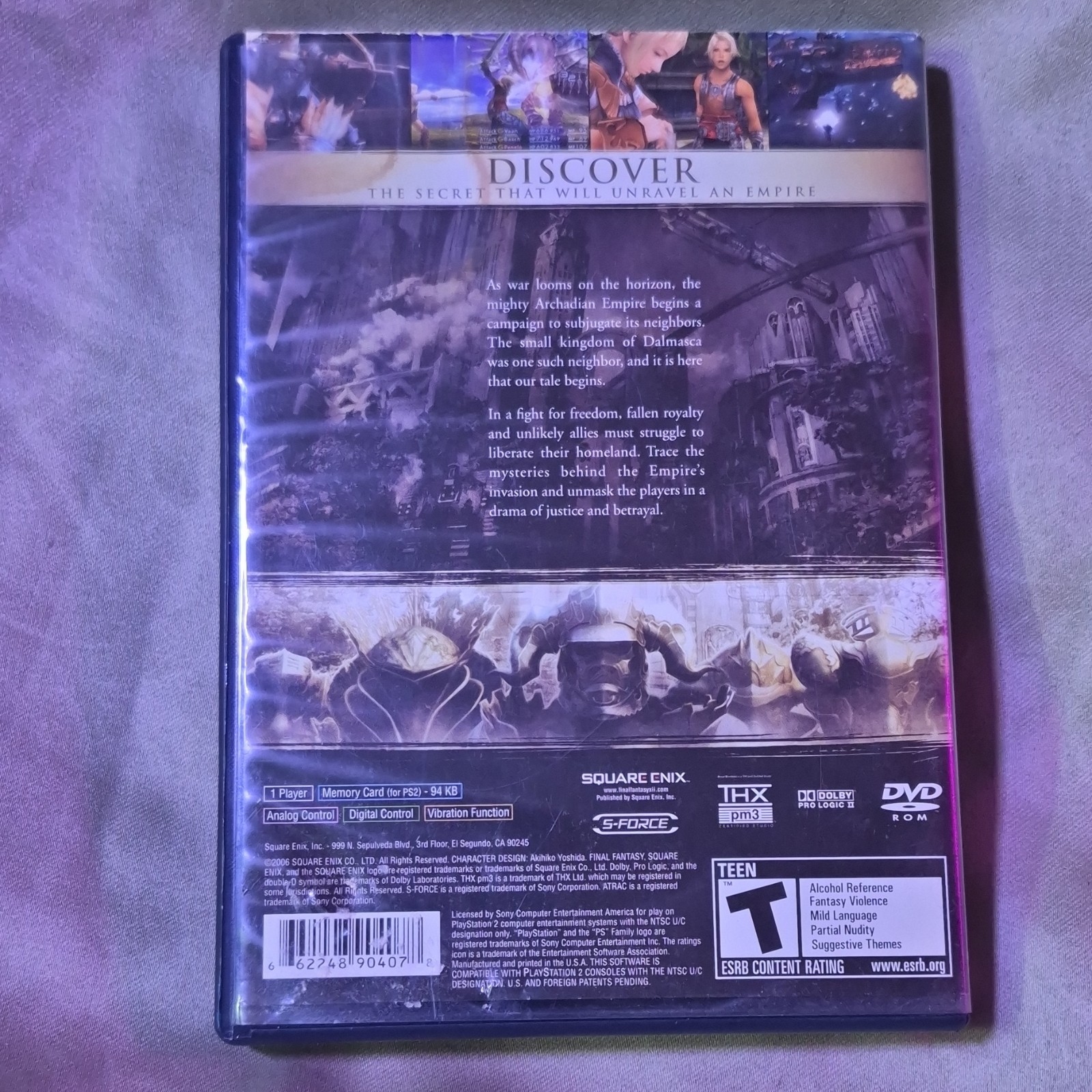 Square Enix Final Fantasy XII PlayStation 2 Fantasy Role Playing 2006