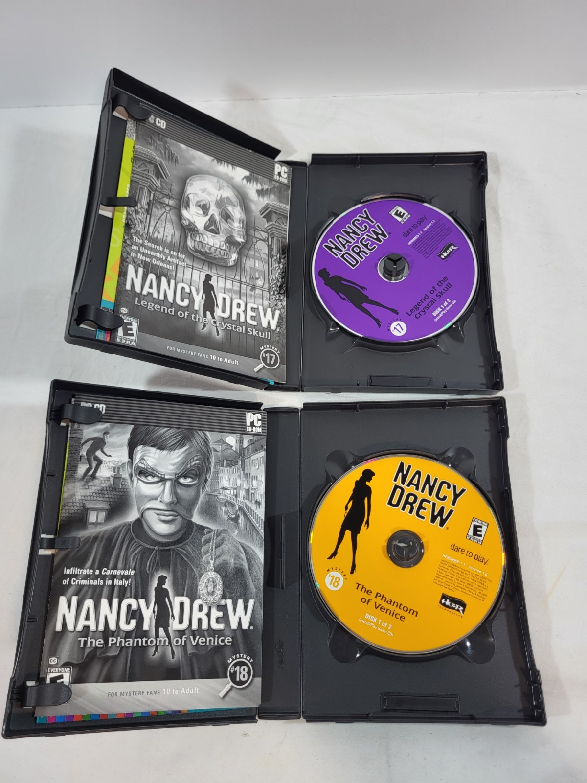 Nancy Drew Her Interactive PC Game Lot of 13 incl #20 Ransom of the Seven Ships