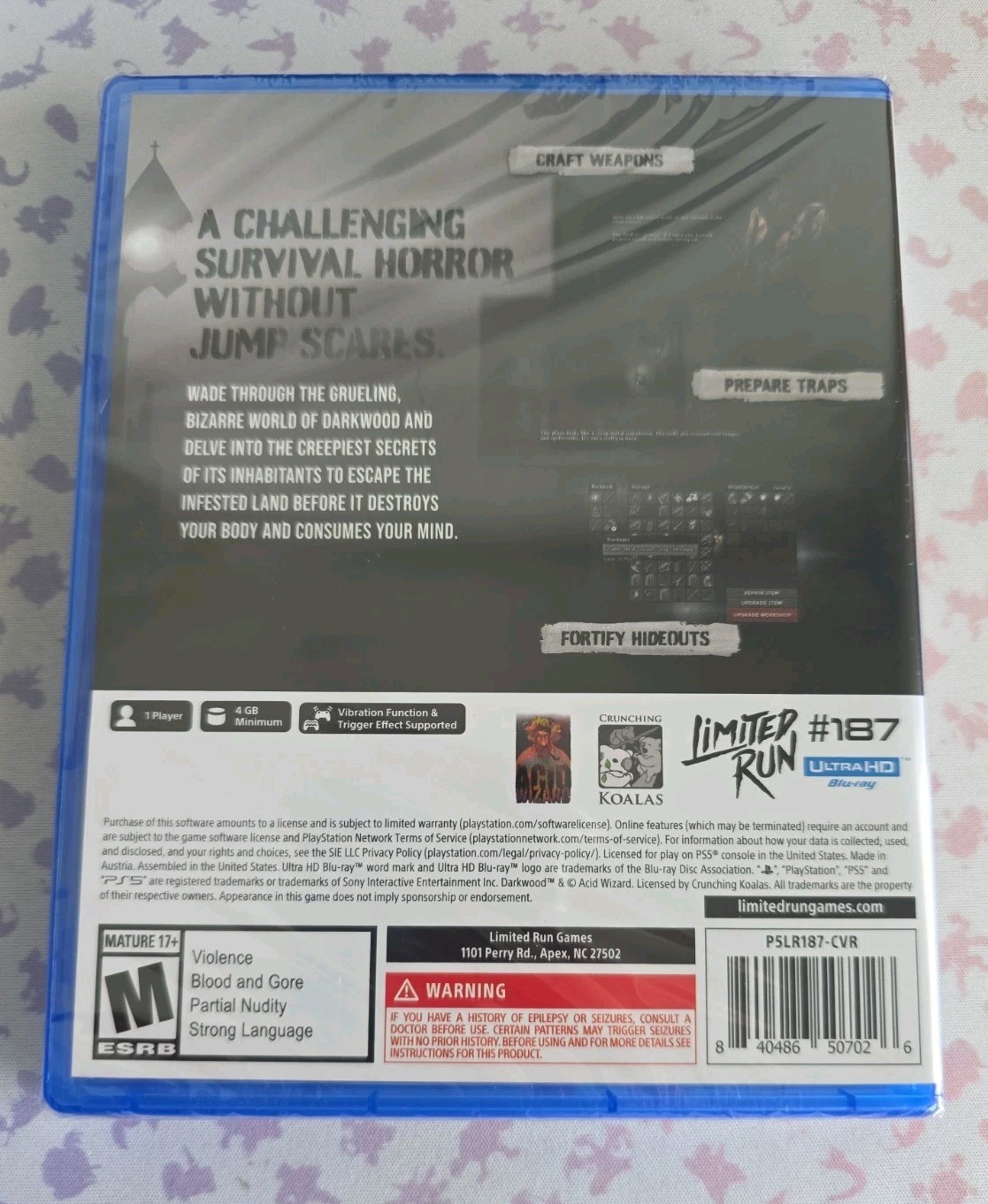 Darkwood (PS5) Limited Run Games #187 – RARE – SHIPS TODAY!