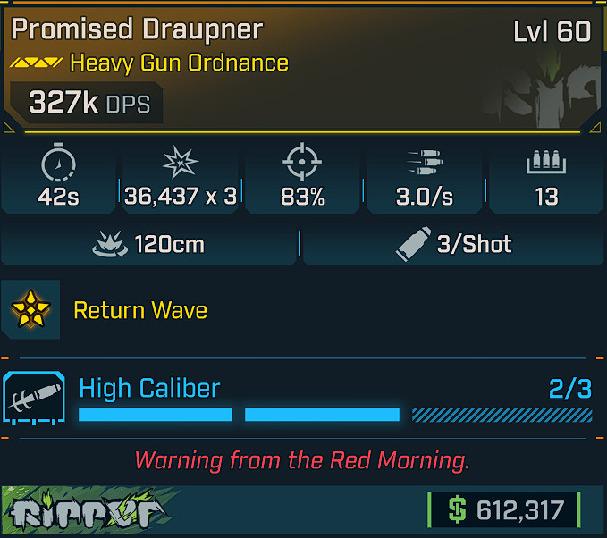 LVL 60 Borderlands 4 – RIPPER DRAUPNER HEAVIES – 100% GOES TO CHARITY!