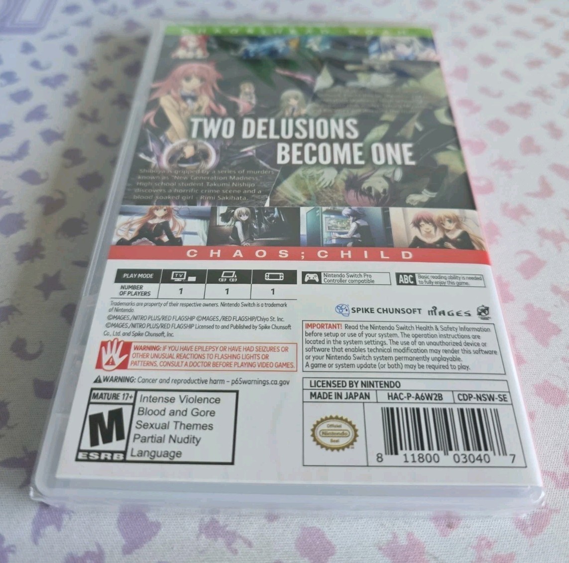 Chaos;Head Noah / Chaos;Child Double Pack – Steelbook Launch Edition (Switch)