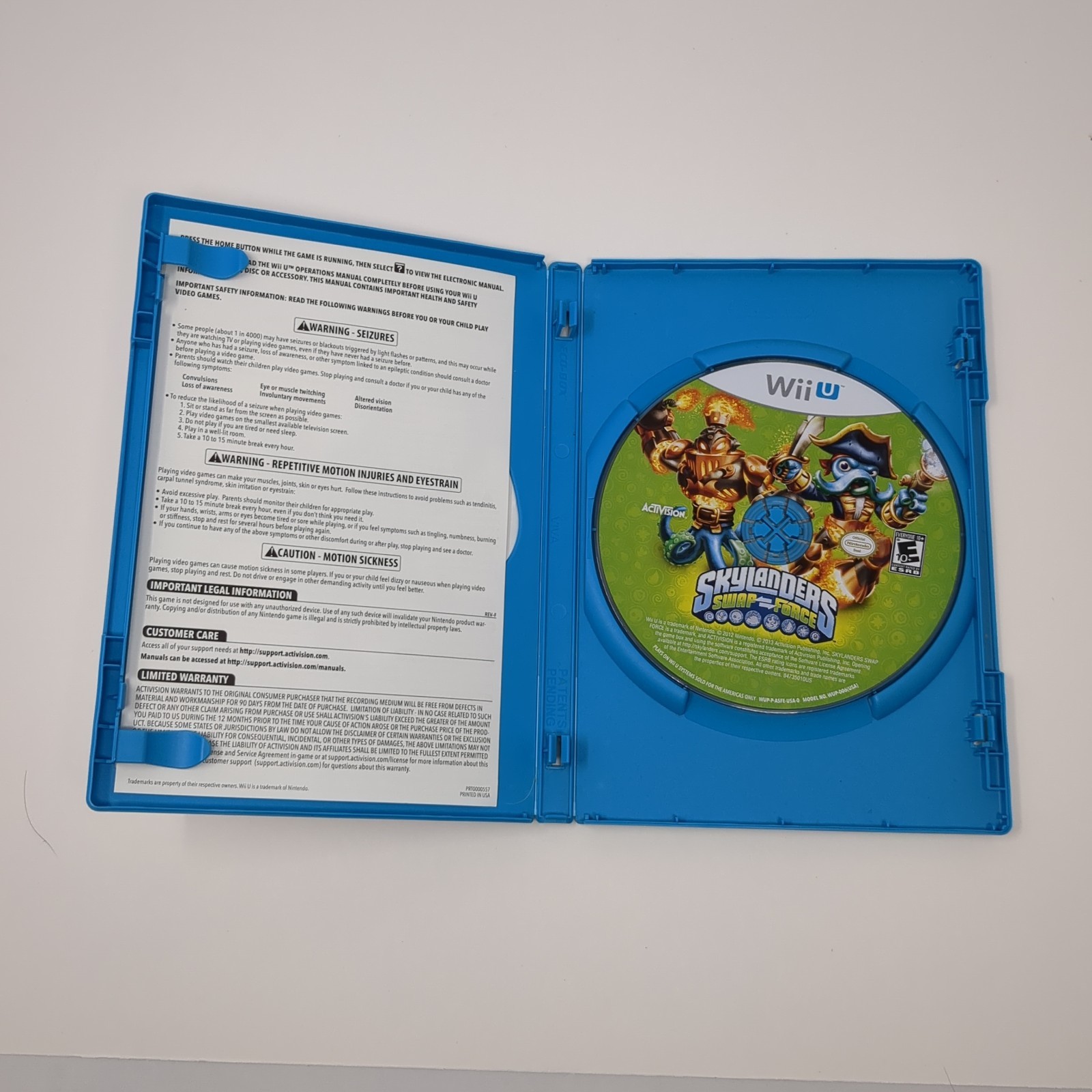 Skylanders Swap Force (Nintendo Wii U, 2013) Not For Reslae Version