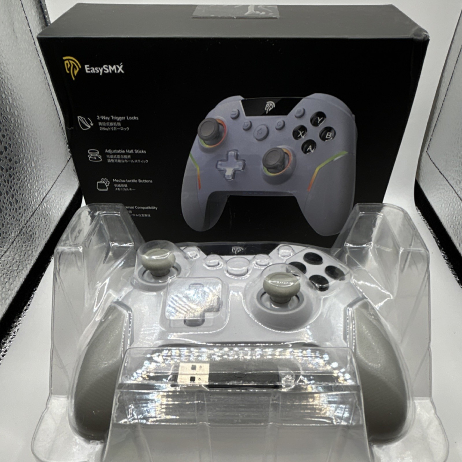 EasySMX X20 Wireless Controller Multi-platform White Gray for Switch/PC/iOS