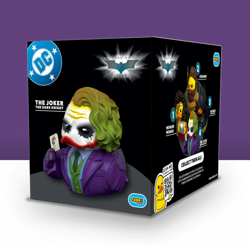 TUBBZ BOXED Edition DC Comics JOKER The Dark Knight Official Duck Figure JEEP