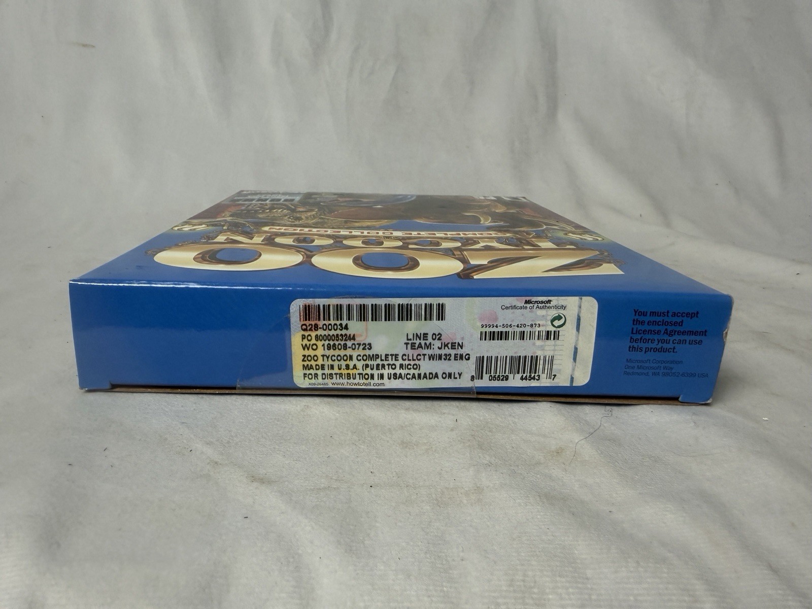 Zoo Tycoon: Complete Collection (PC, 2003) Box CIB Complete SEALED Excellent