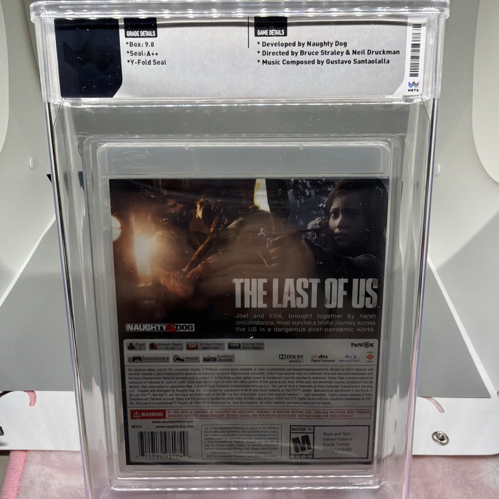 WATA Graded 9.8 A++ The Last of Us (Sony PlayStation 3, 2013)