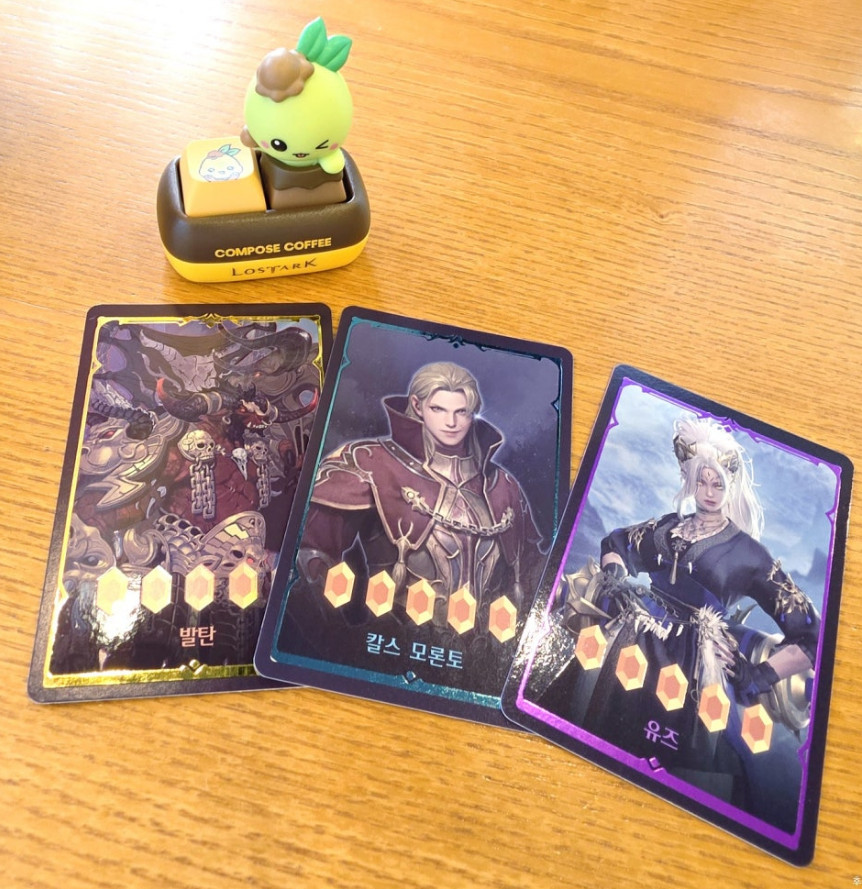 Lost Ark x Compose Collaboration Keycap Keyring+Character Card+Item set