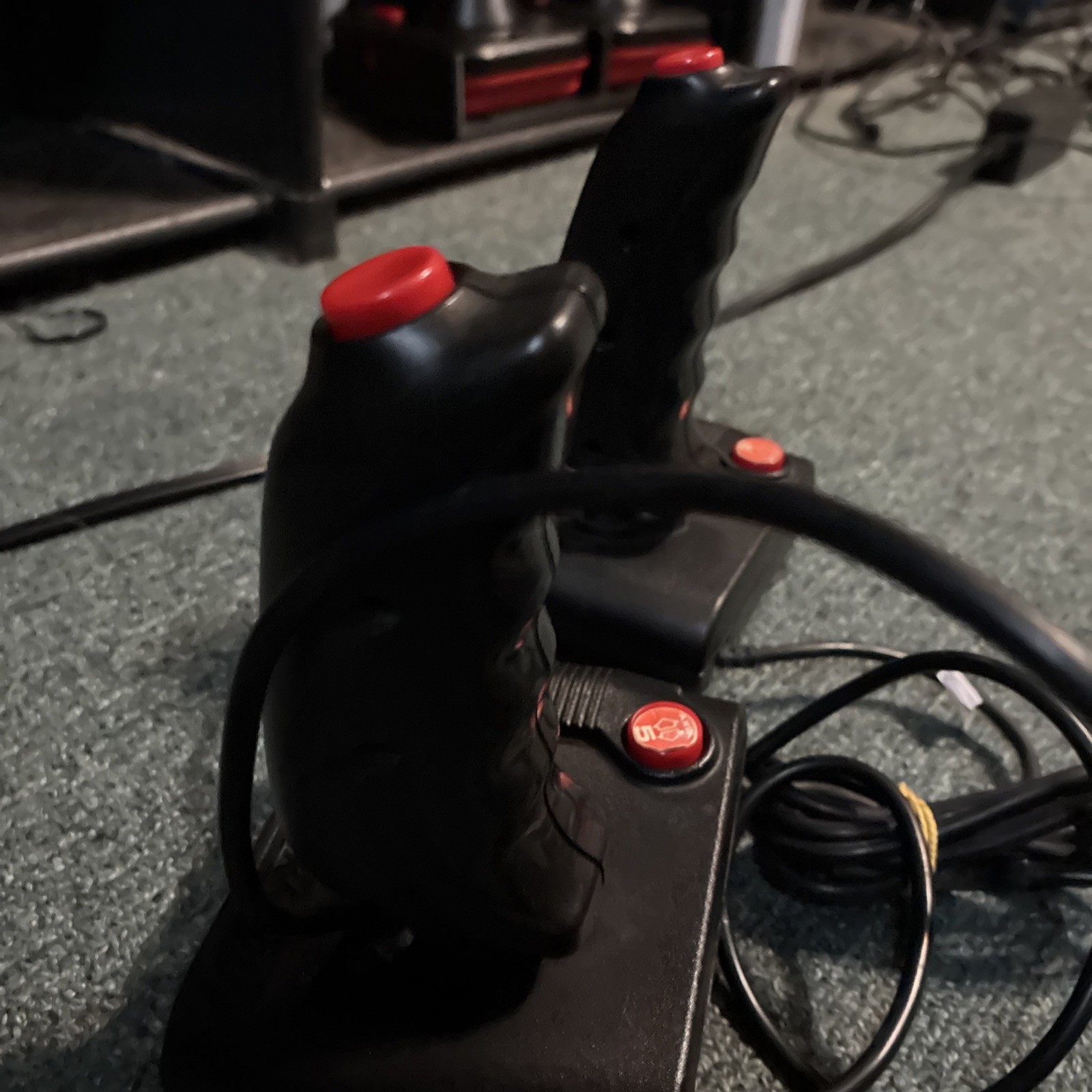 QUICKSHOT JOYSTICK SPECTRAVISION ATARI 2600 tested Set Of Two