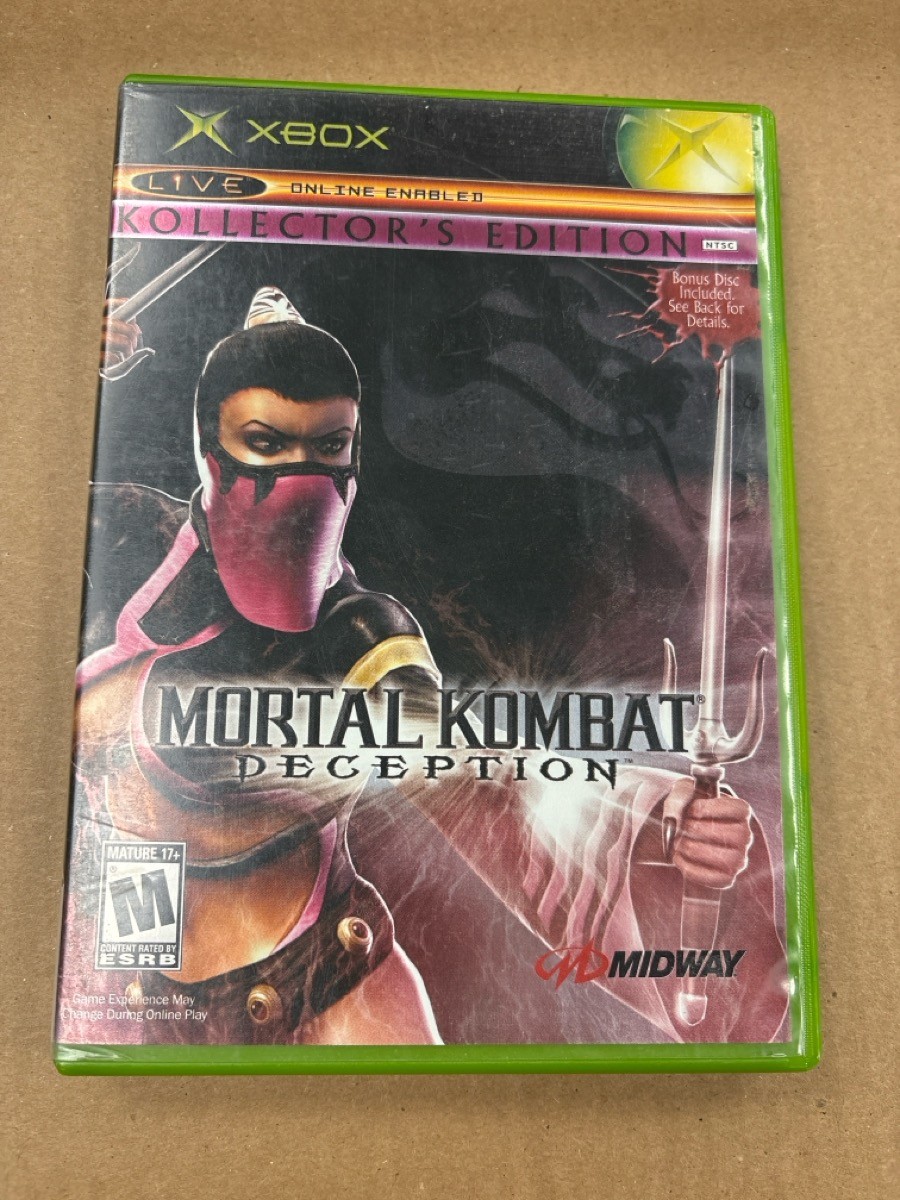 Mortal Kombat Deception Microsoft XBox Game CIB (QUC027651)