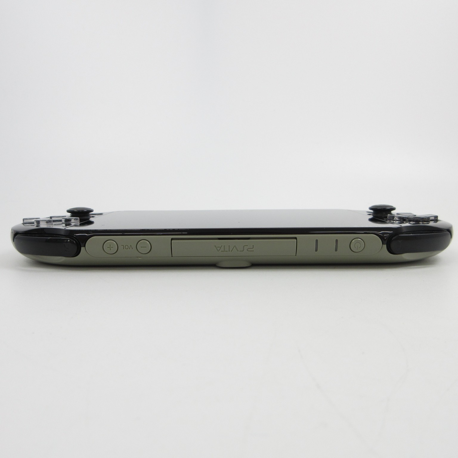 【Very Good】Sony PS Vita PCH-2000 Khaki / Black Wi-Fi Model Console only #DEN2/12
