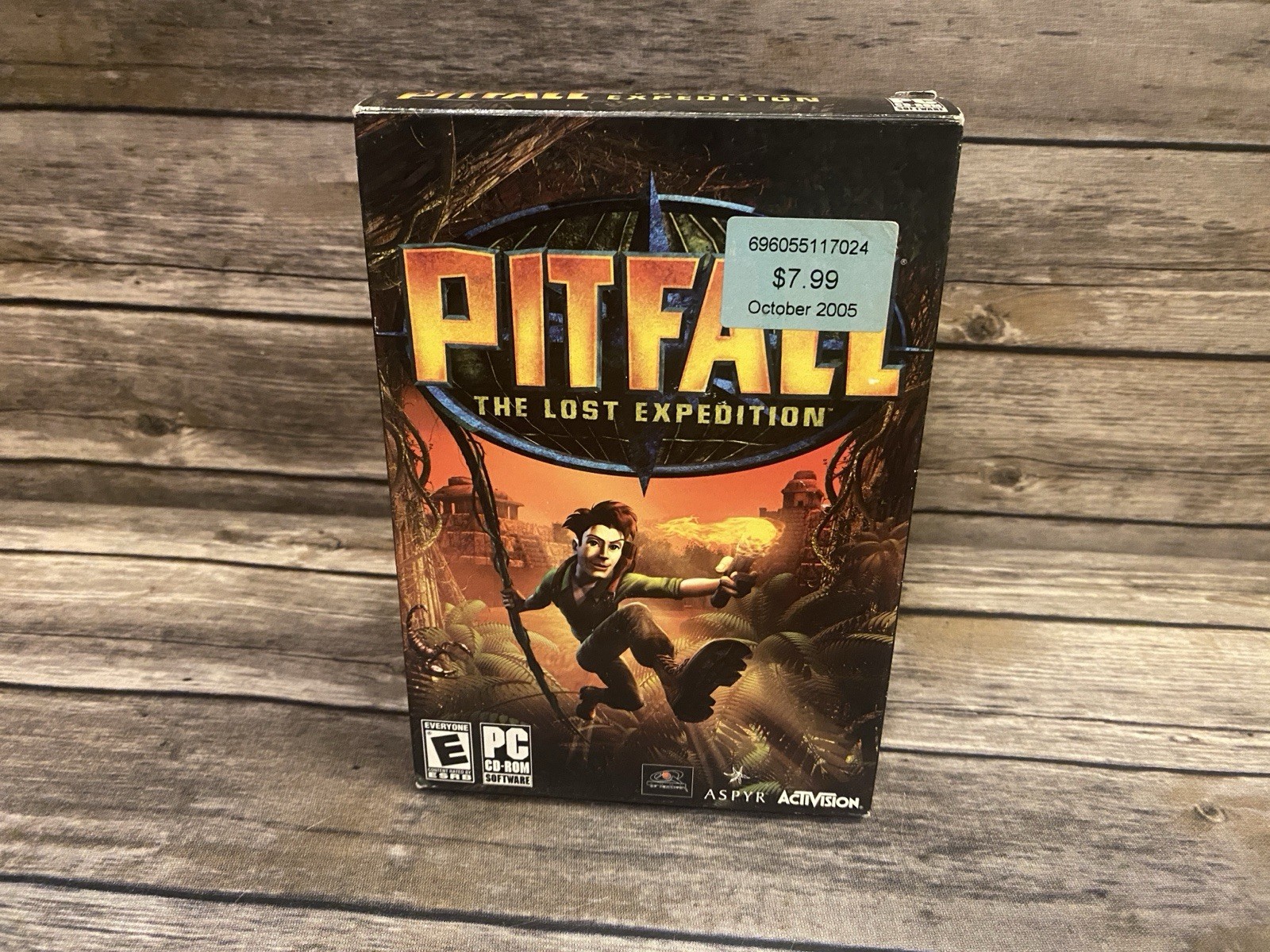 Pitfall: The Lost Expedition PC Rare CDROM Game 2 Disc 2004 CIB Box Manual Game