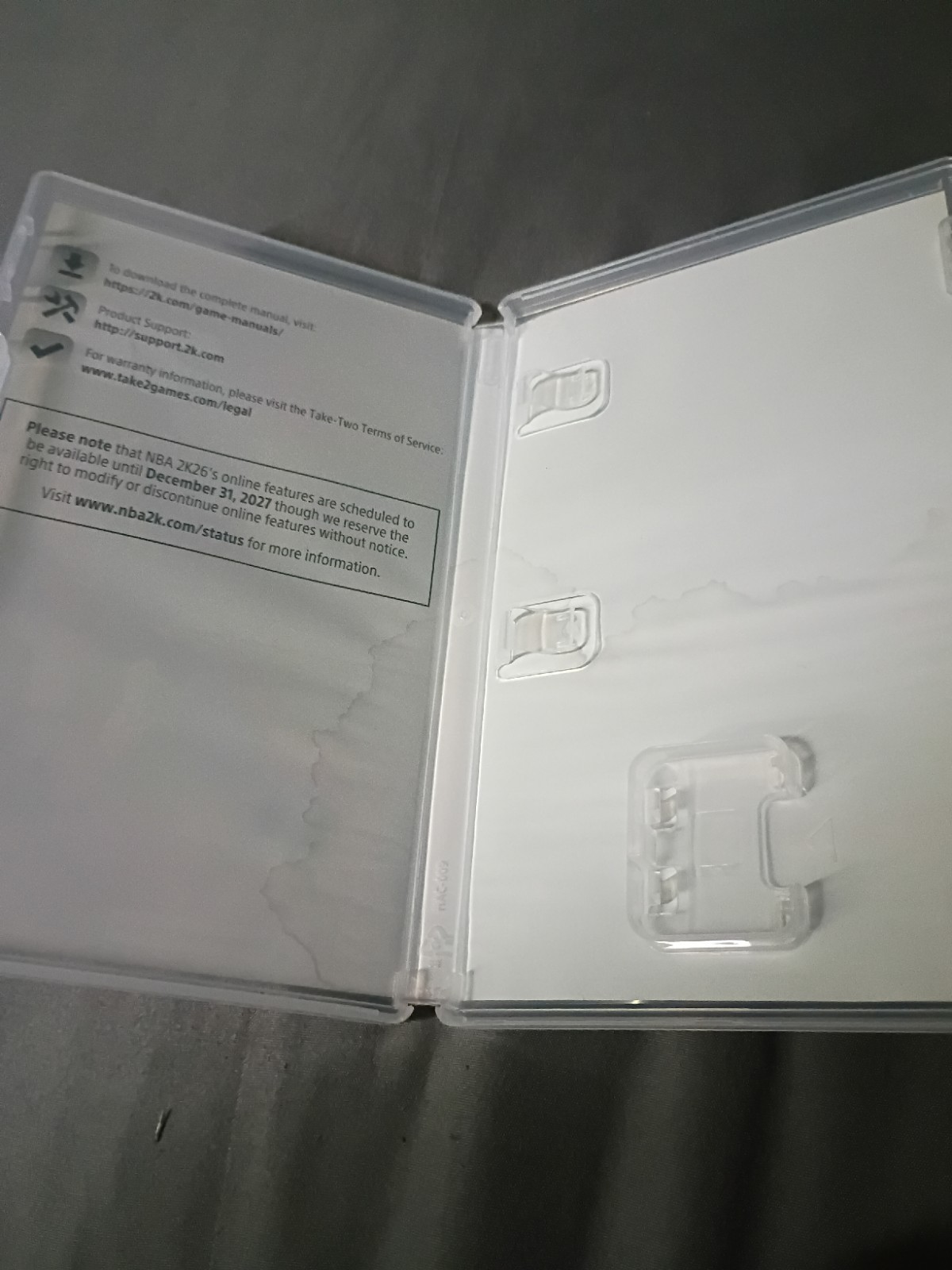 2K NBA 2K26 Replacement Game Case for Nintendo Switch DVD Keep Case(NO GAME)