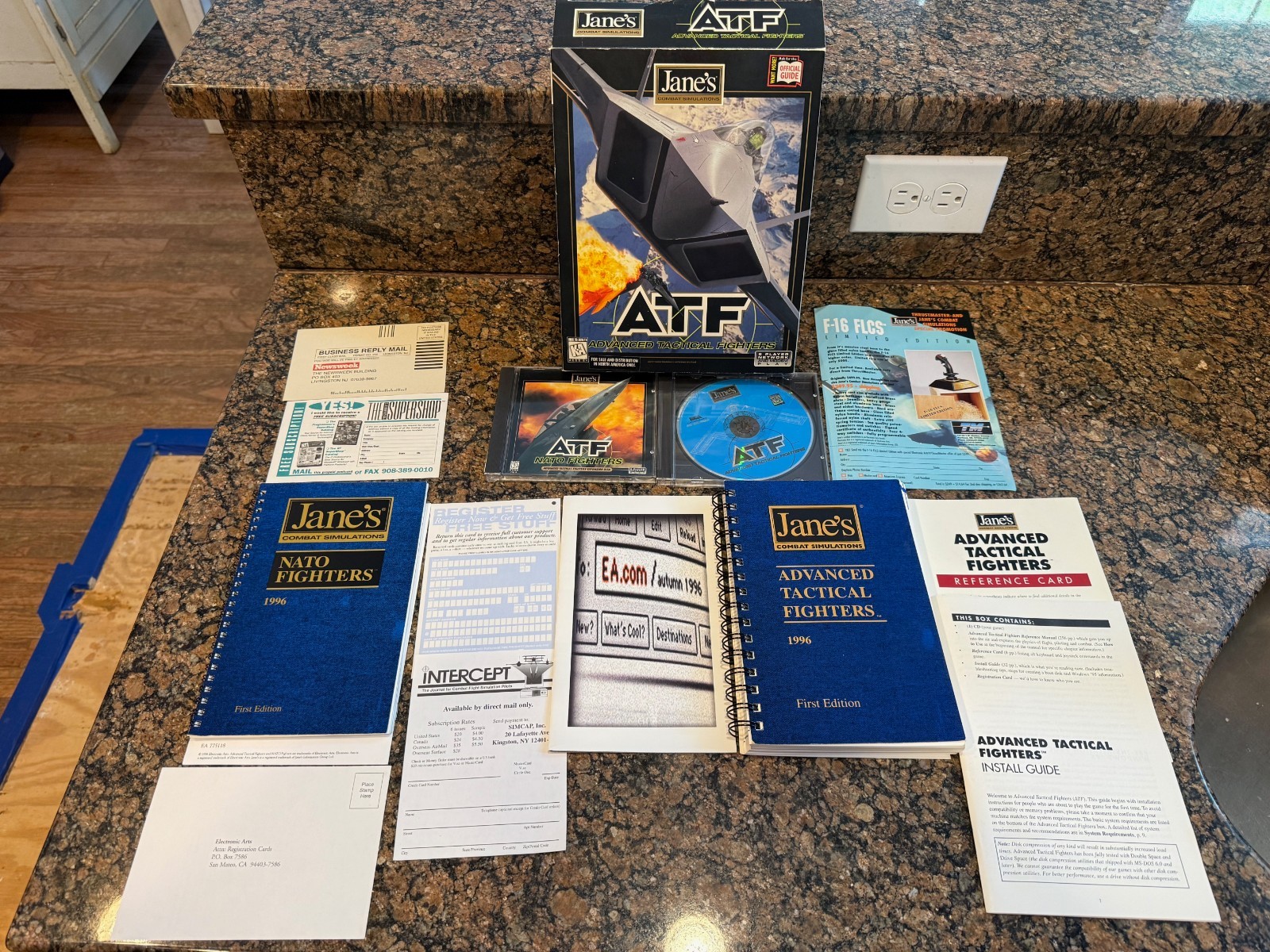 Jane’s Combat Simulations Collection (11 Big Box PC Games) Complete Manuals Maps