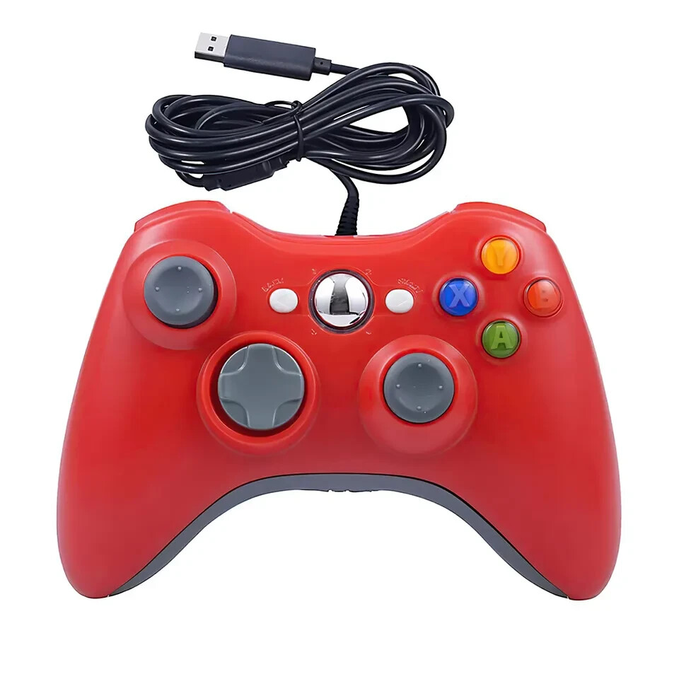 Wired Controller USB For PC Compatible With Xbox 360 / Windows 7 8 10 11 Gamepad