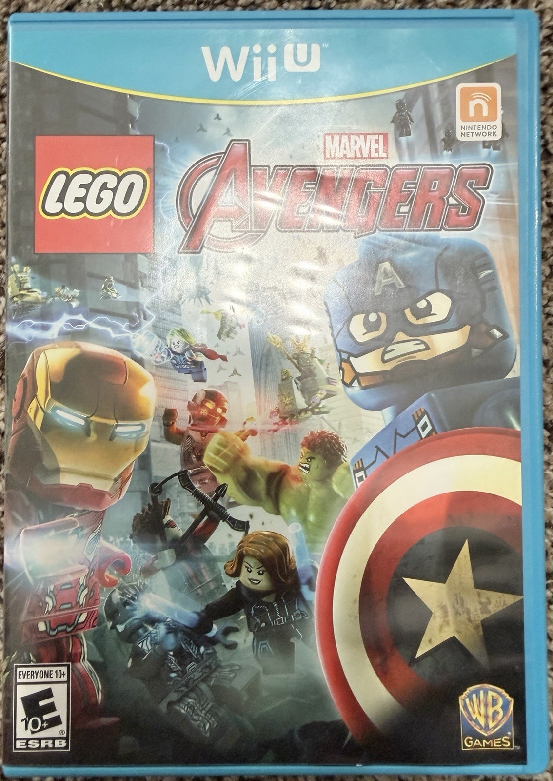 LEGO Marvel’s Avengers (Nintendo Wii U, 2016) CIB Captain America Hulk Iron Man
