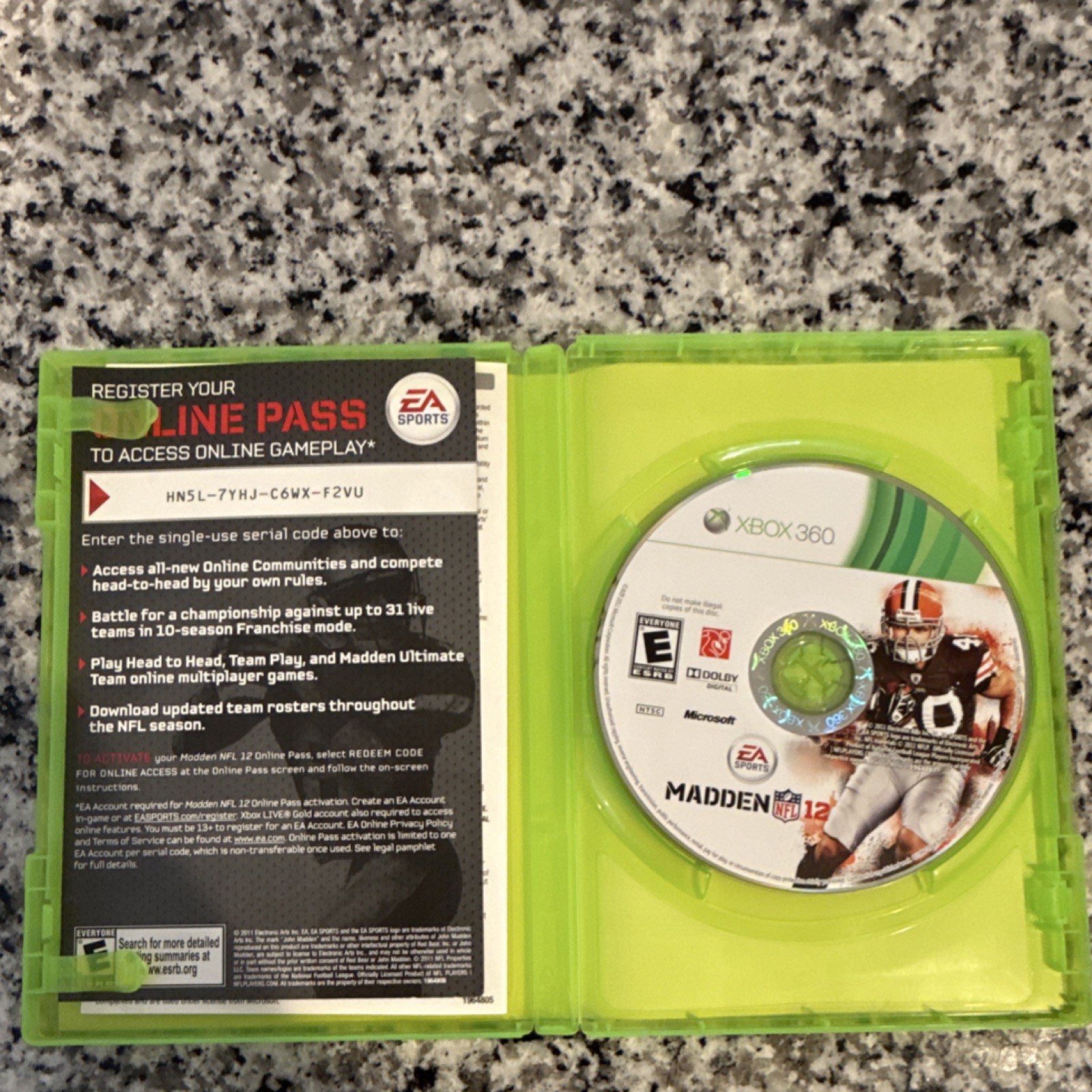 EA SPORTS Madden NFL 12 Xbox 360 Multiplayer Ultimate Team Online Playability