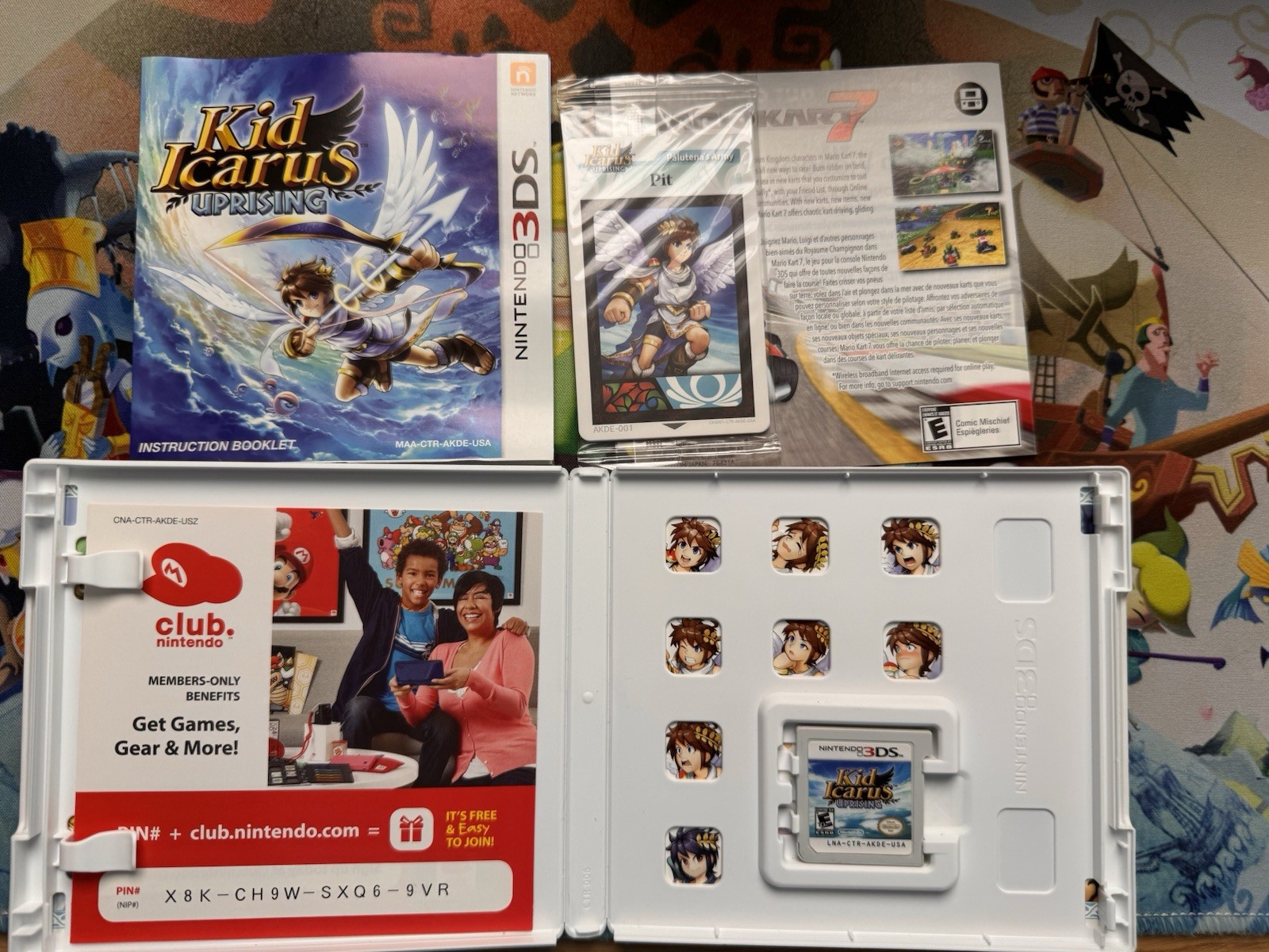 Kid Icarus Uprising (Nintendo 3DS) XL 2DS Game w/Case, Manual, Cards