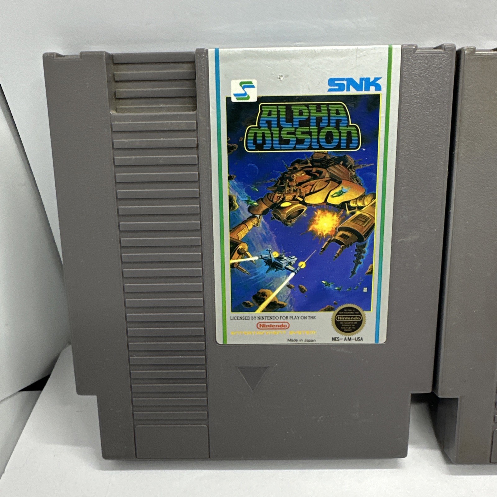 NES Alpha Mission Stealth Air Wolf Nintendo Entertainment System Cleaned Tested