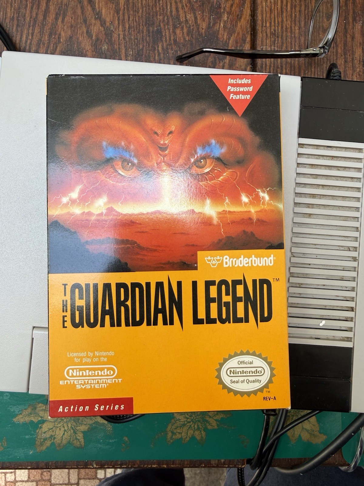 The Guardian Legend – 1988 Vintage Nintendo NES Game CIB Complete Authentic Cart